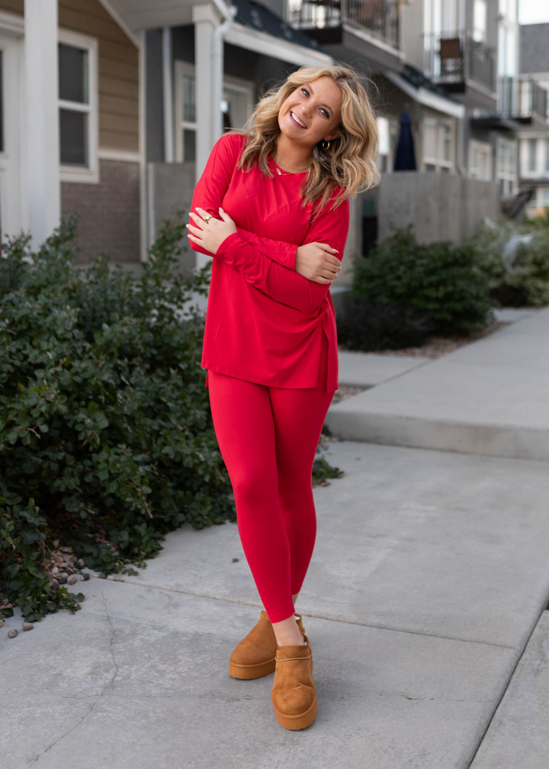 Hollie Ruby Loungewear Set