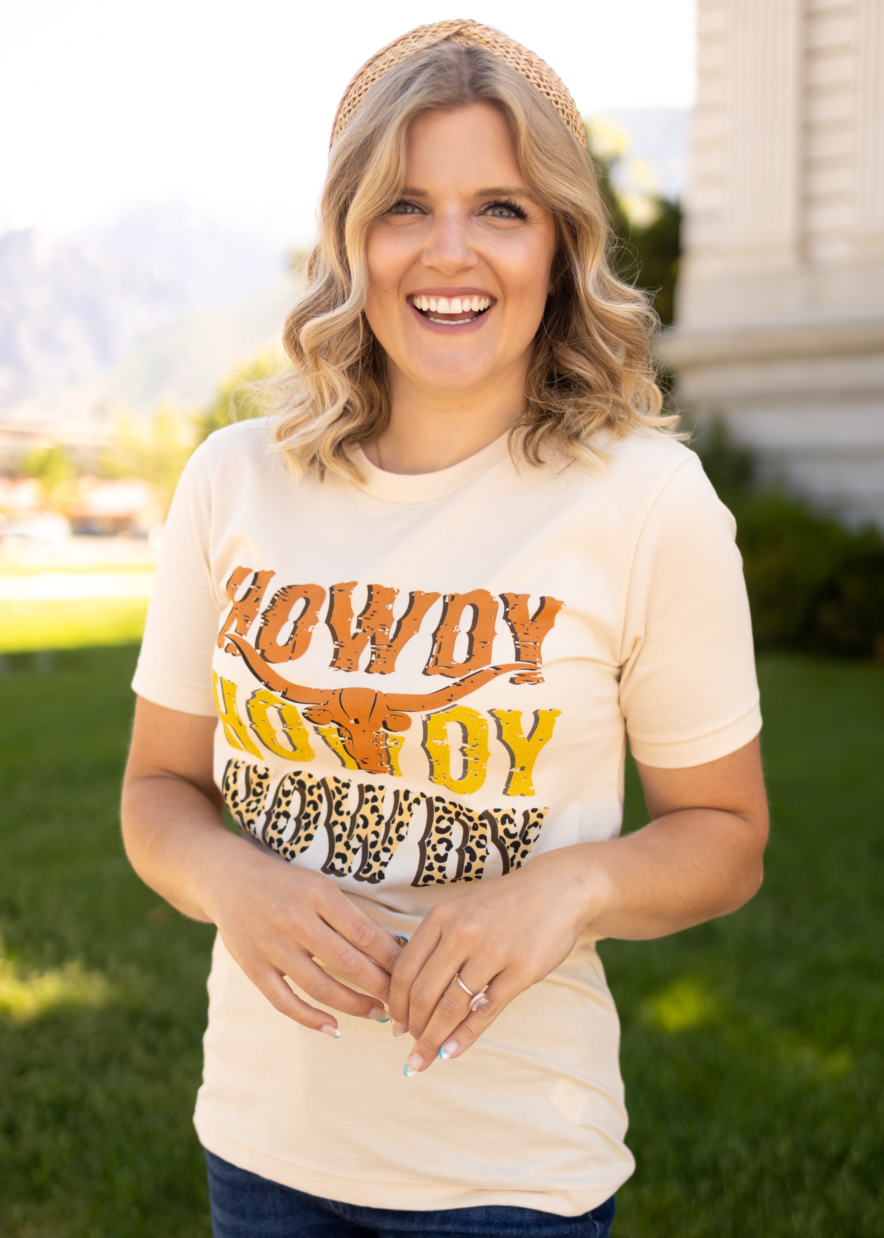 Howdy Cream Tee