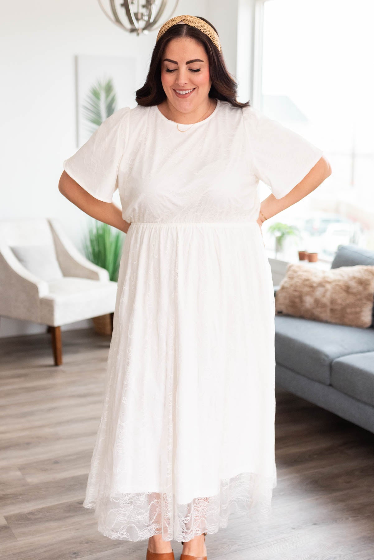 Ida White Lace Dress