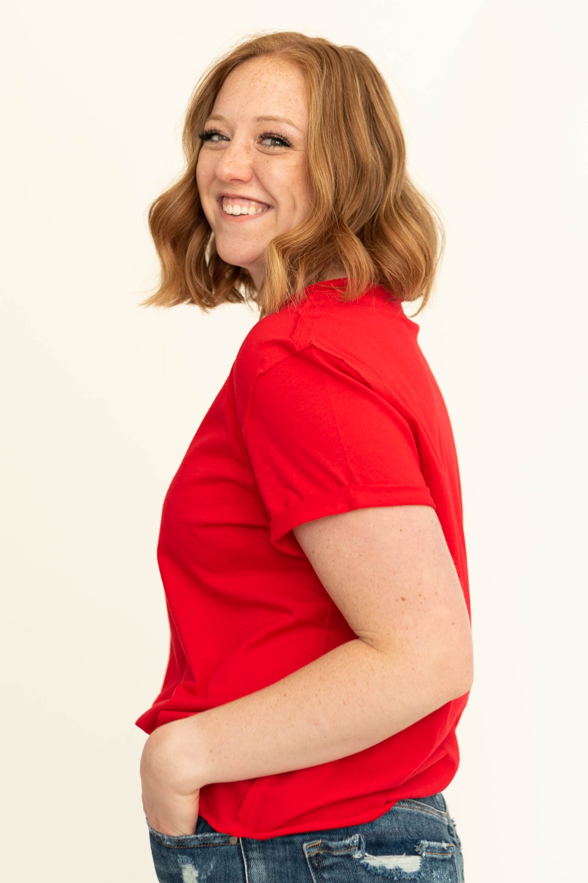 Ines Red Top