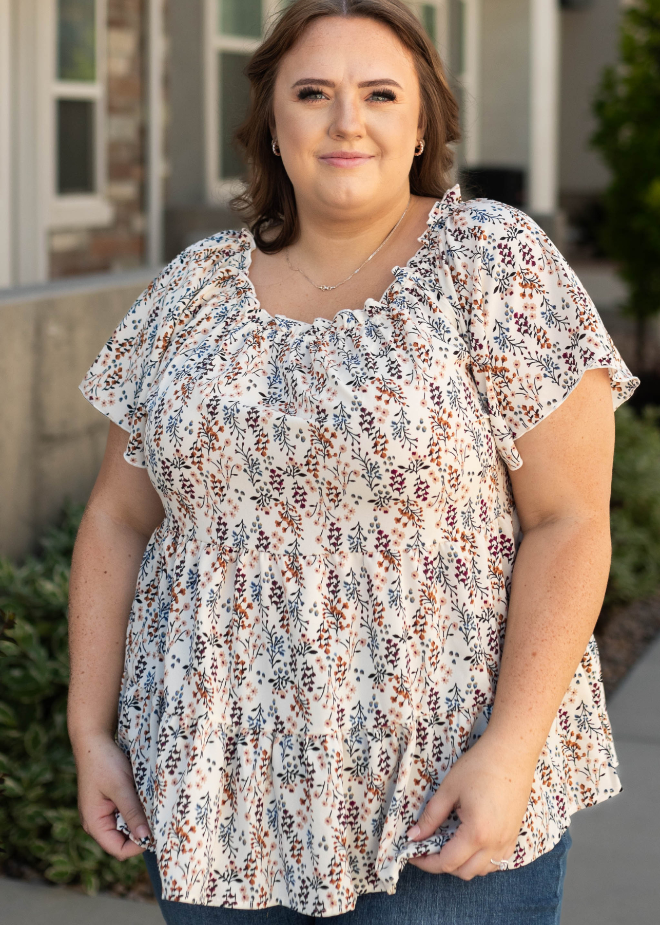 Inez Ivory Top