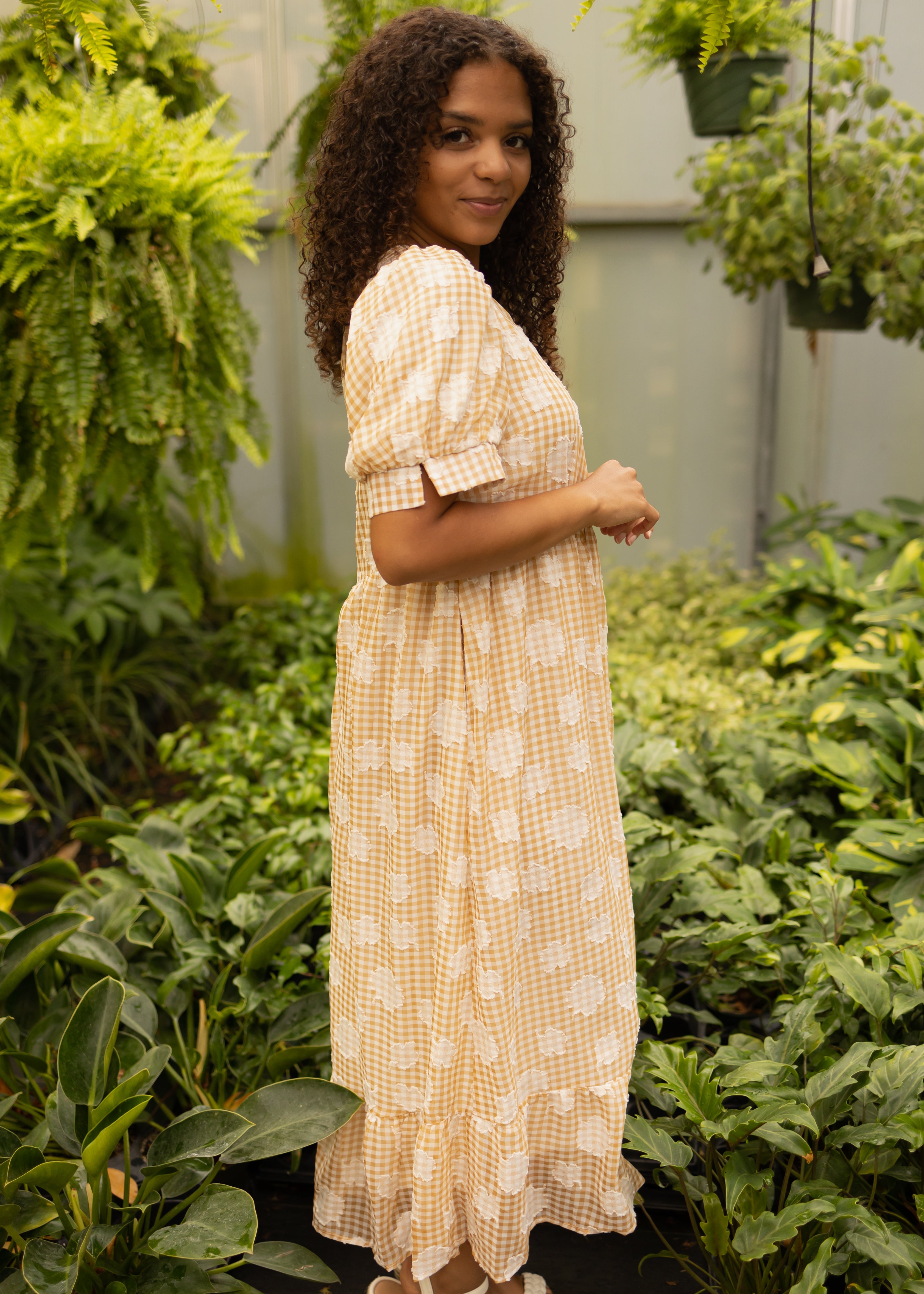 Isabel Mustard Dress