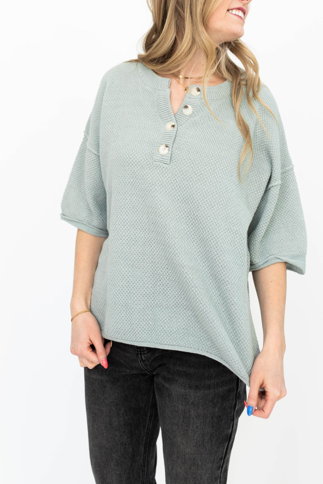 Isadora Dusty Sage Top