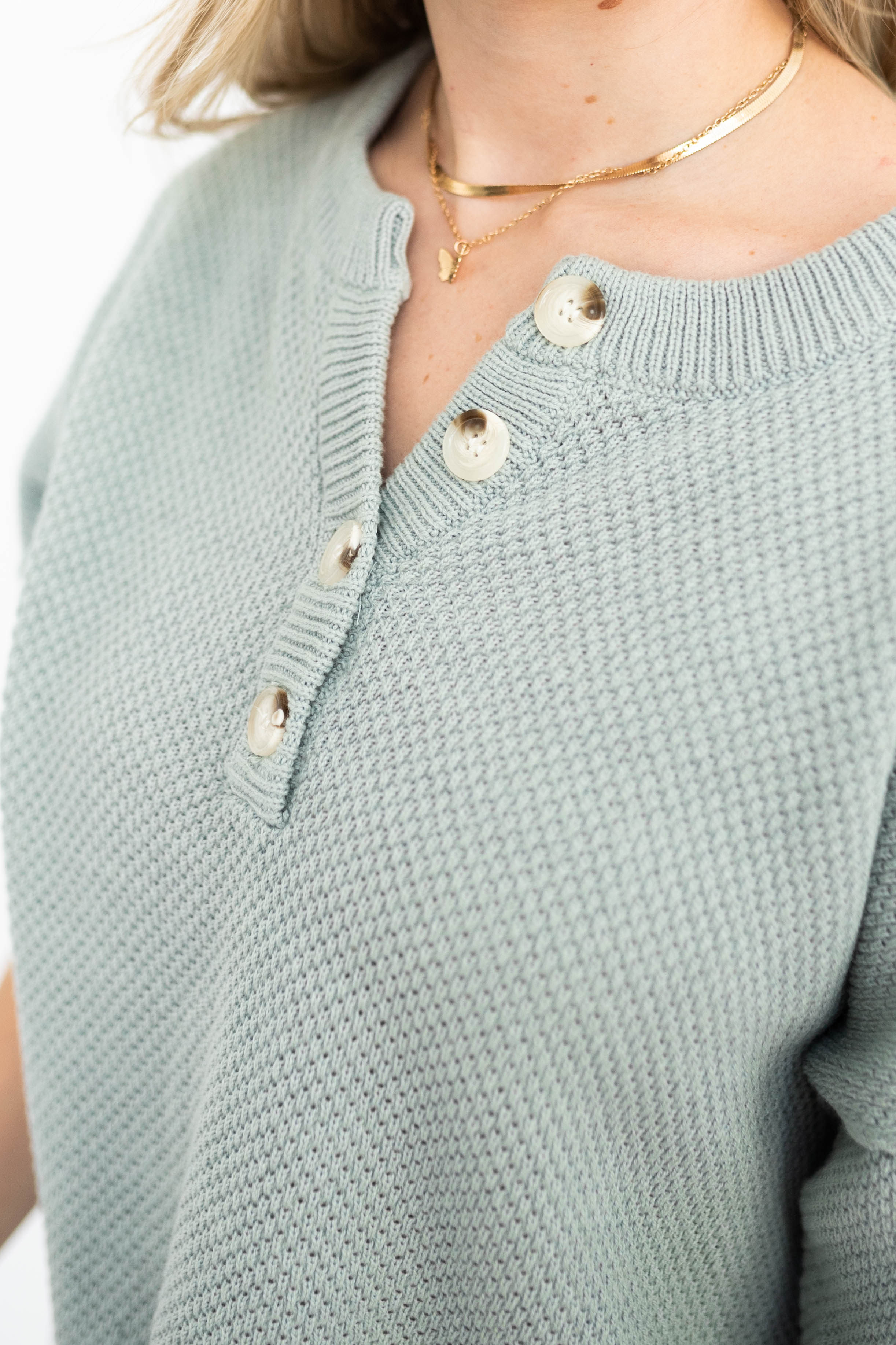 Isadora Dusty Sage Top