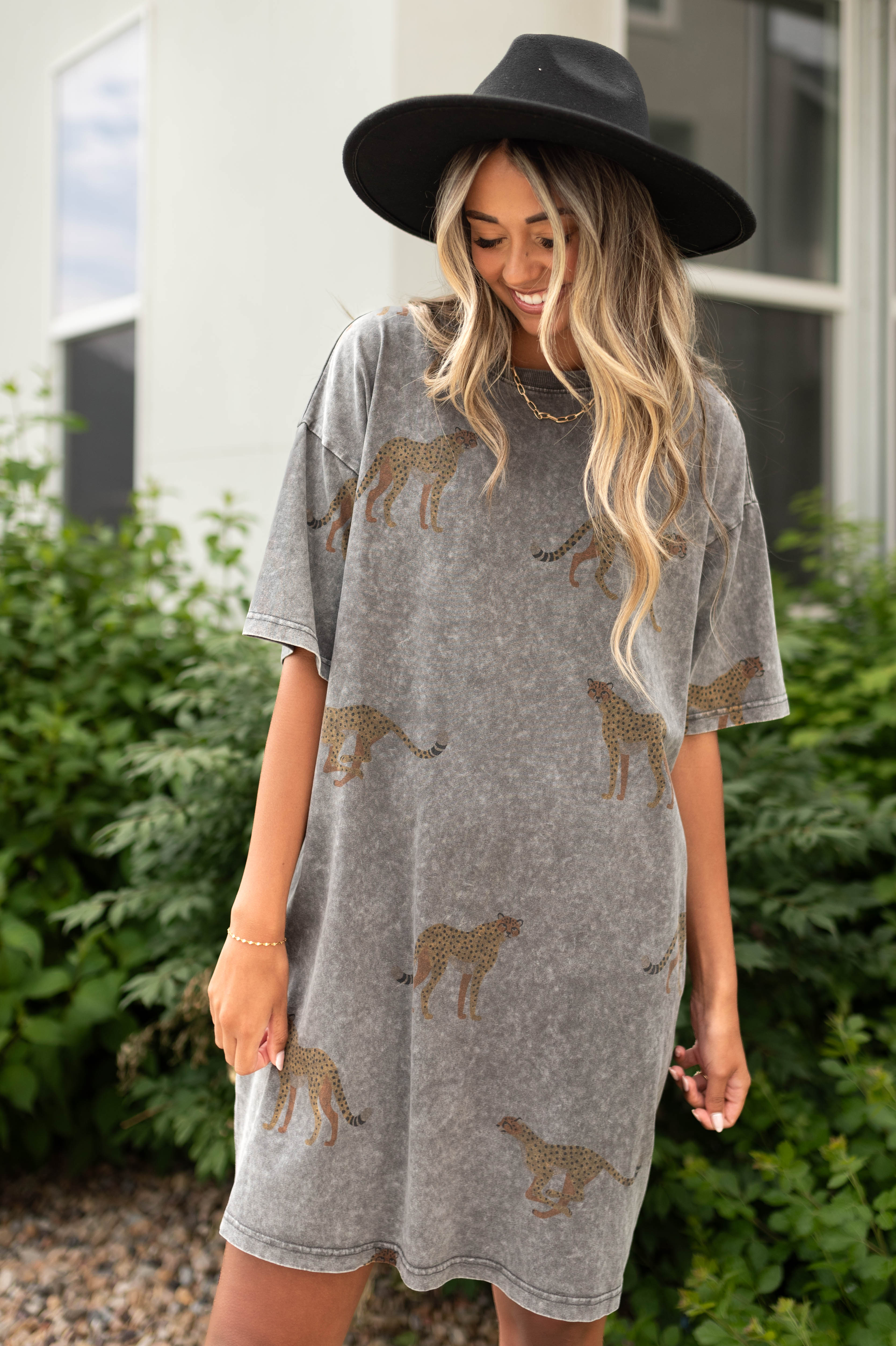 Jackie Charcoal Dress