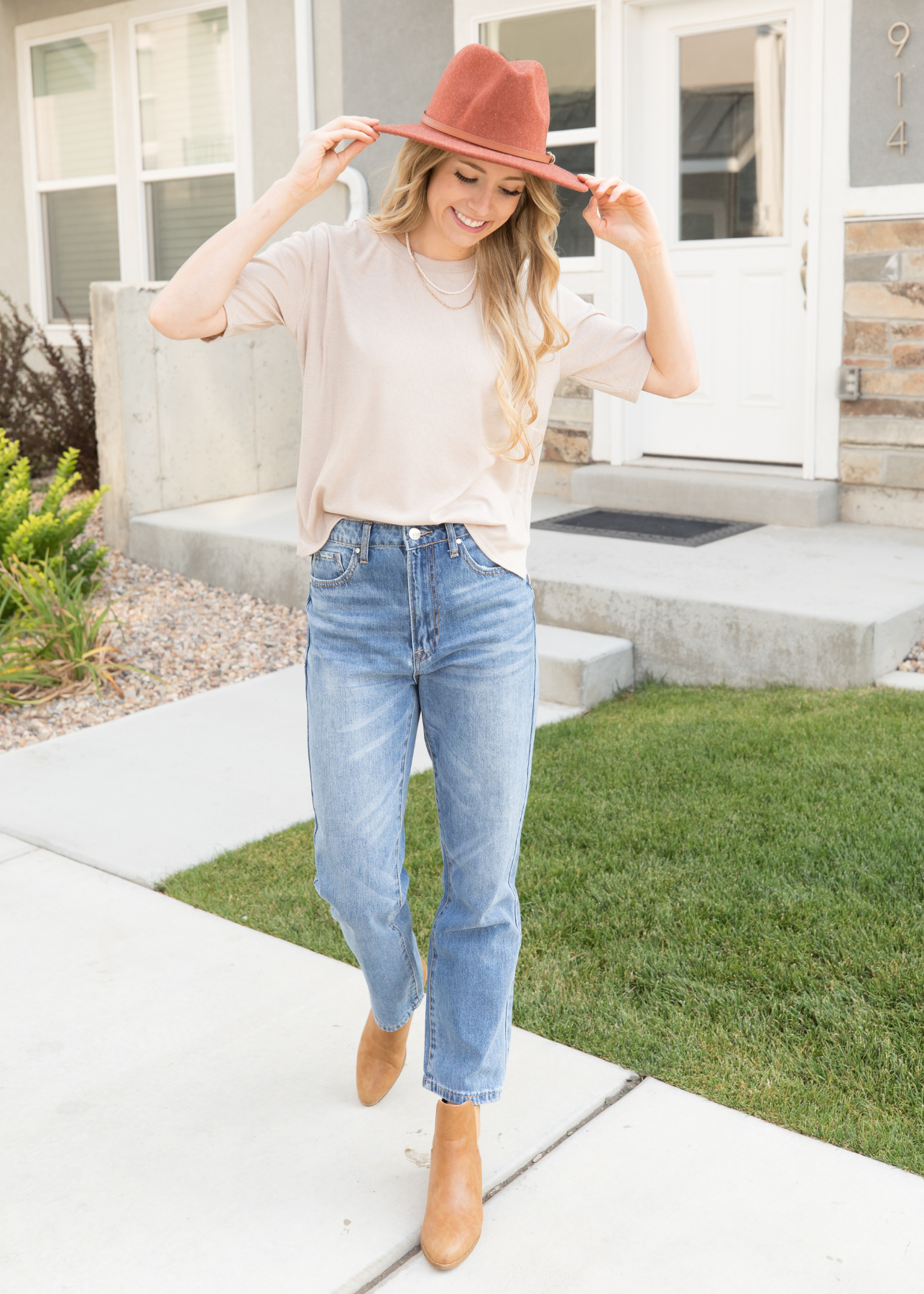 Millennium Medium Wash Straight Leg Jeans