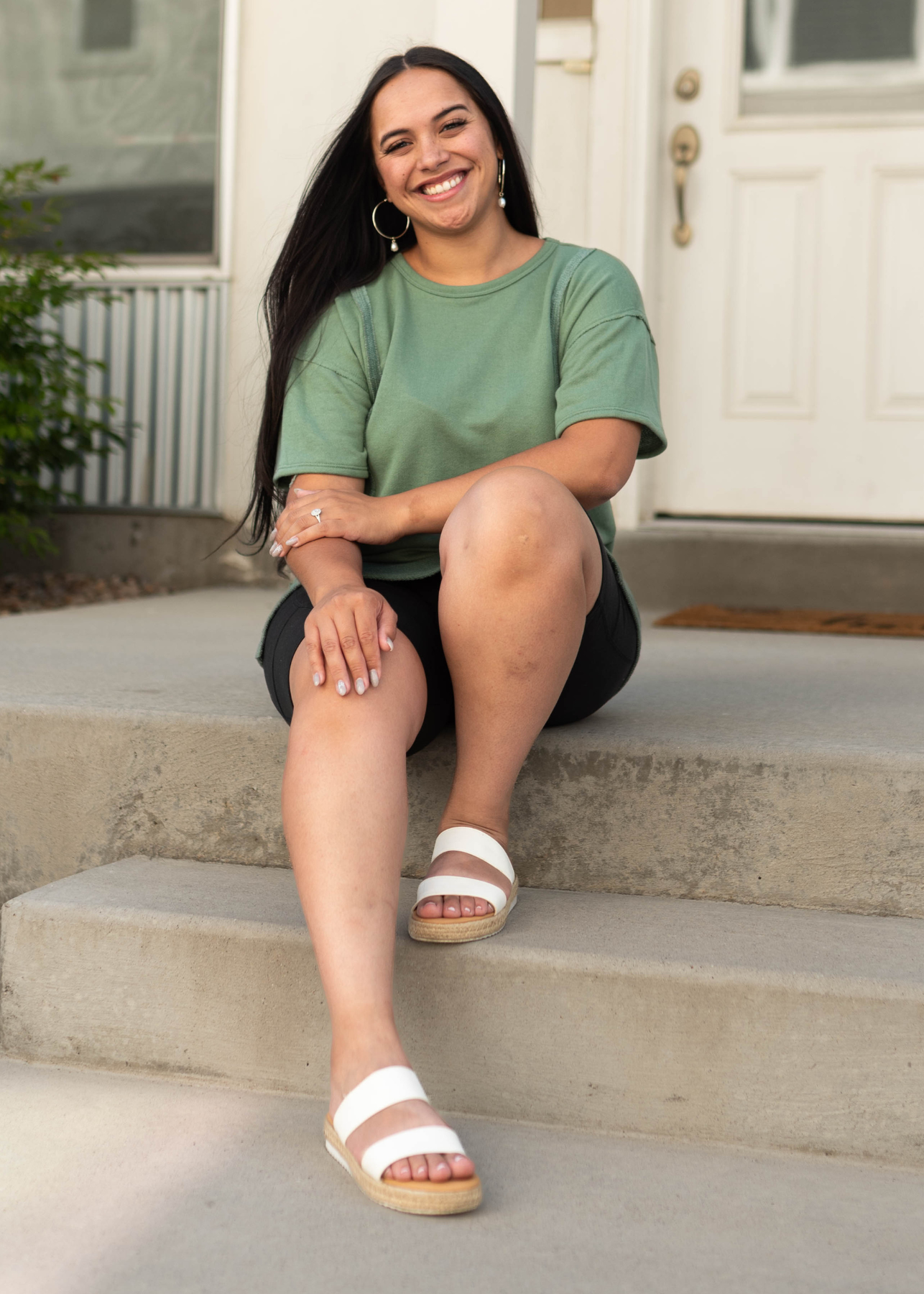 Jacqueline Olive Top