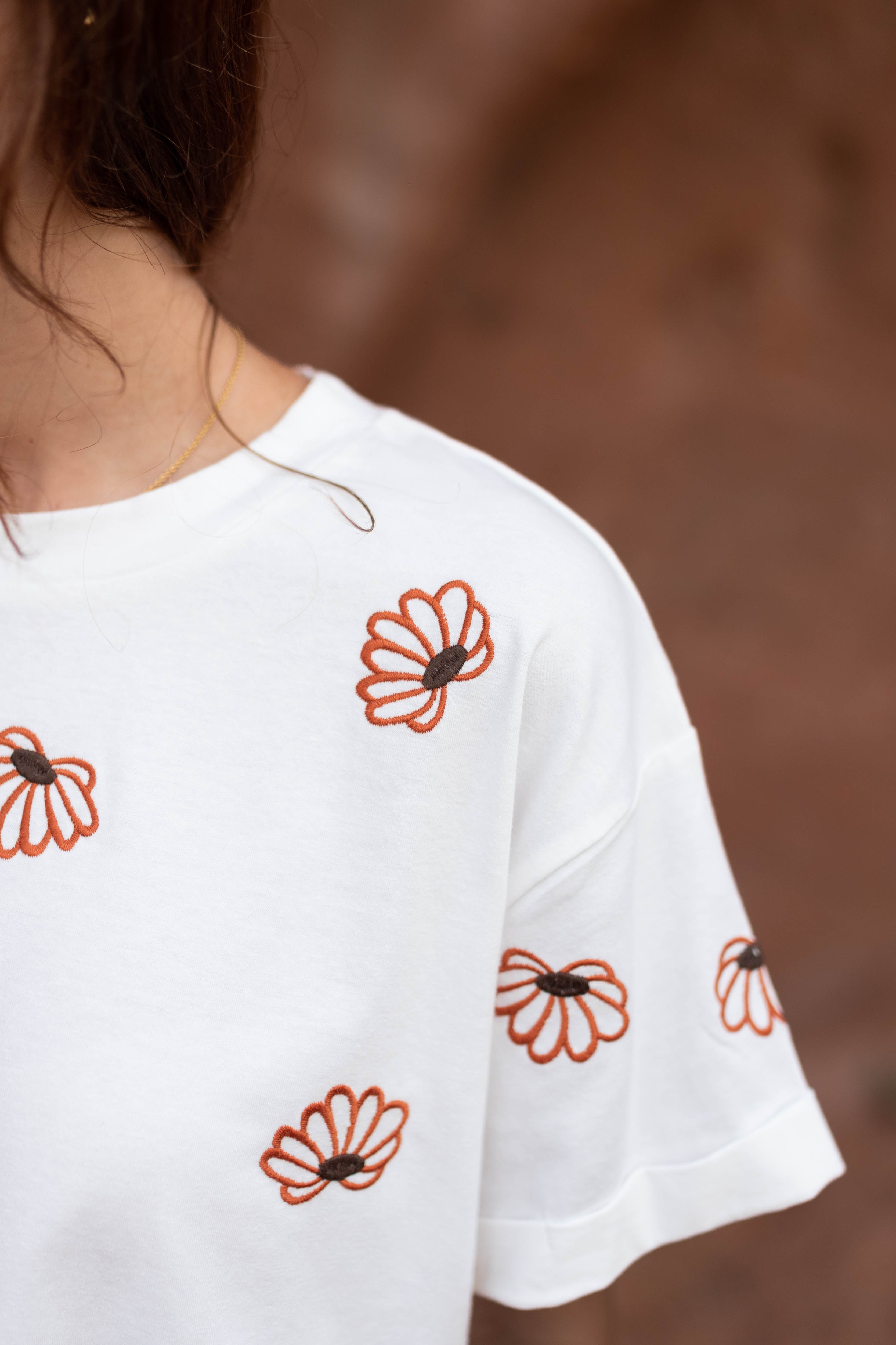 Jamie Ivory Floral Top