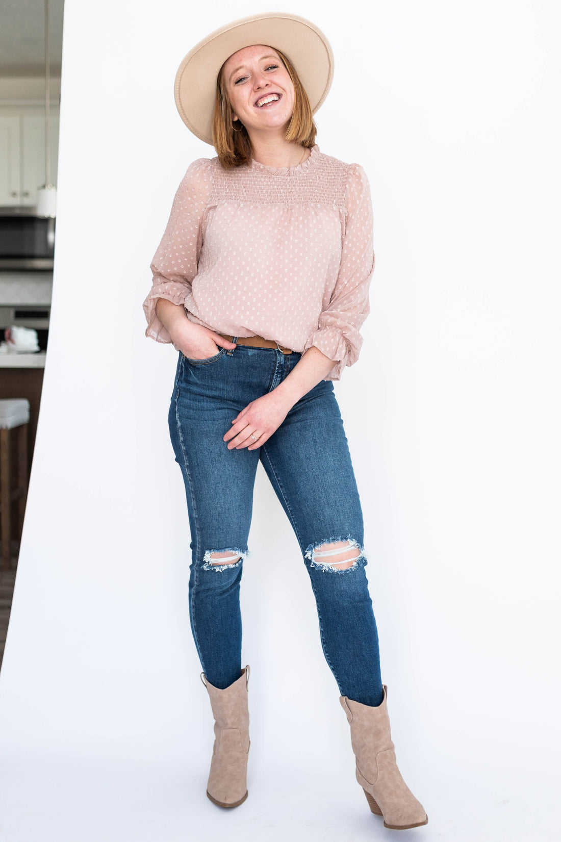 Janae Dusty Pink Top
