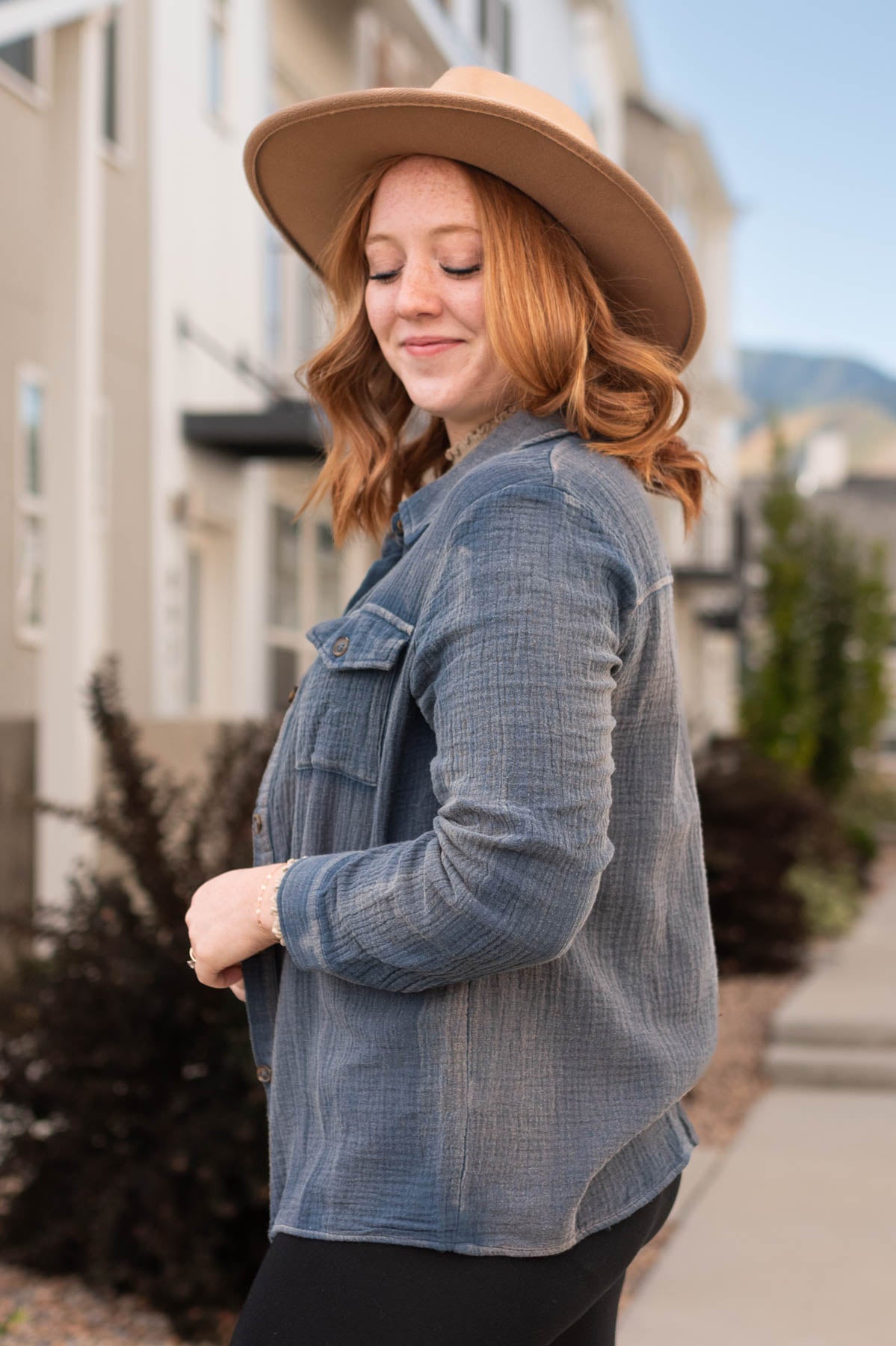 Jane Blue Top