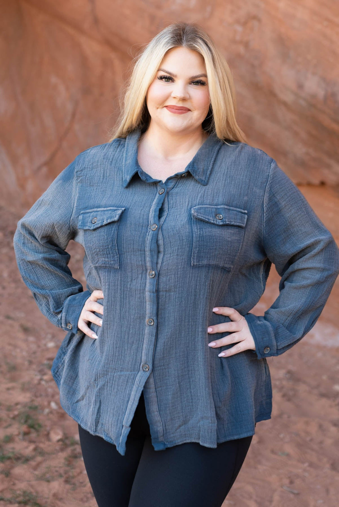 Jane Blue Top