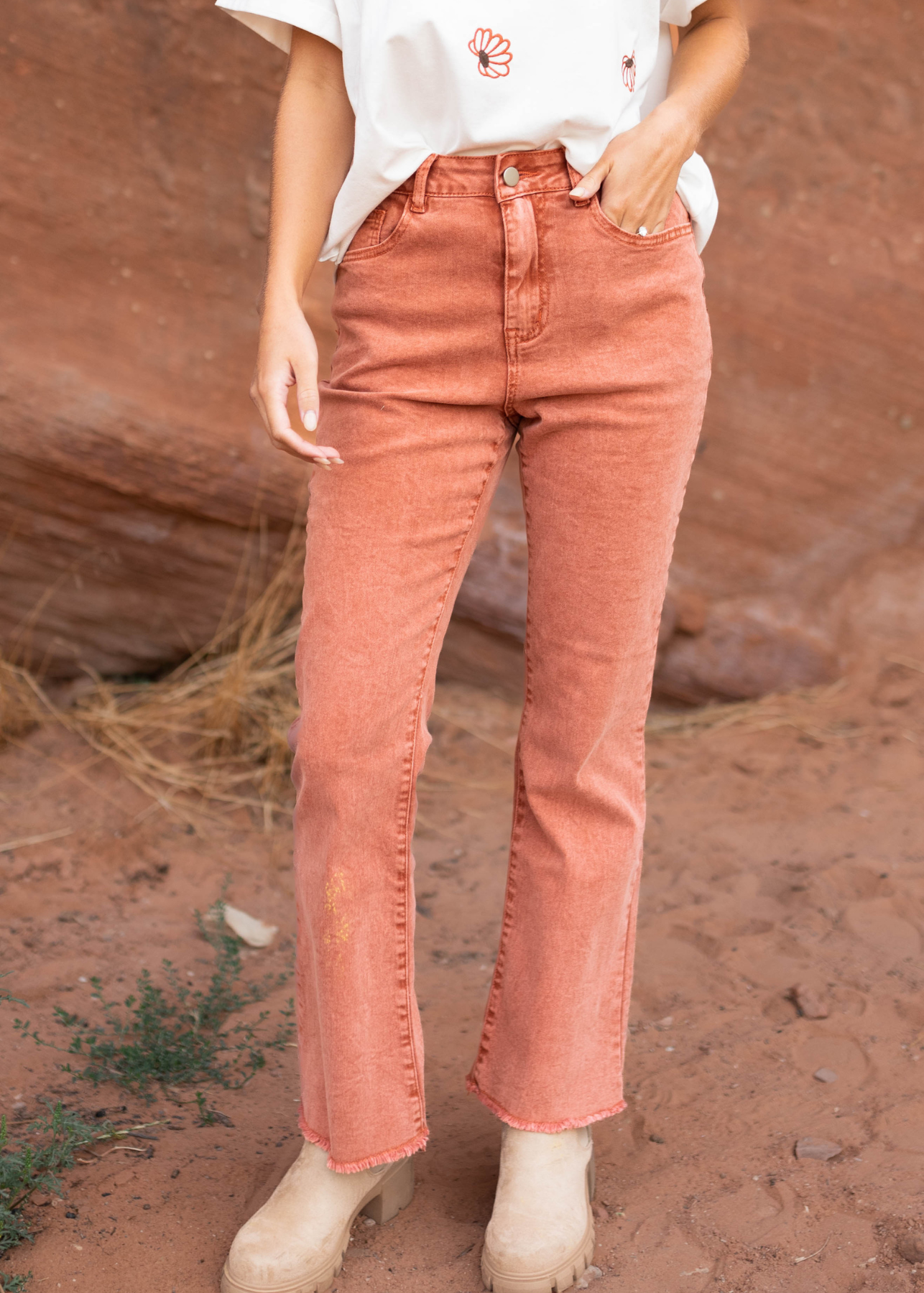 Janelle Rust Pants