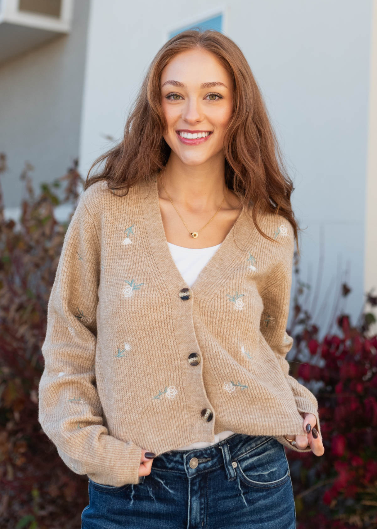 Janica Khaki Cardigan