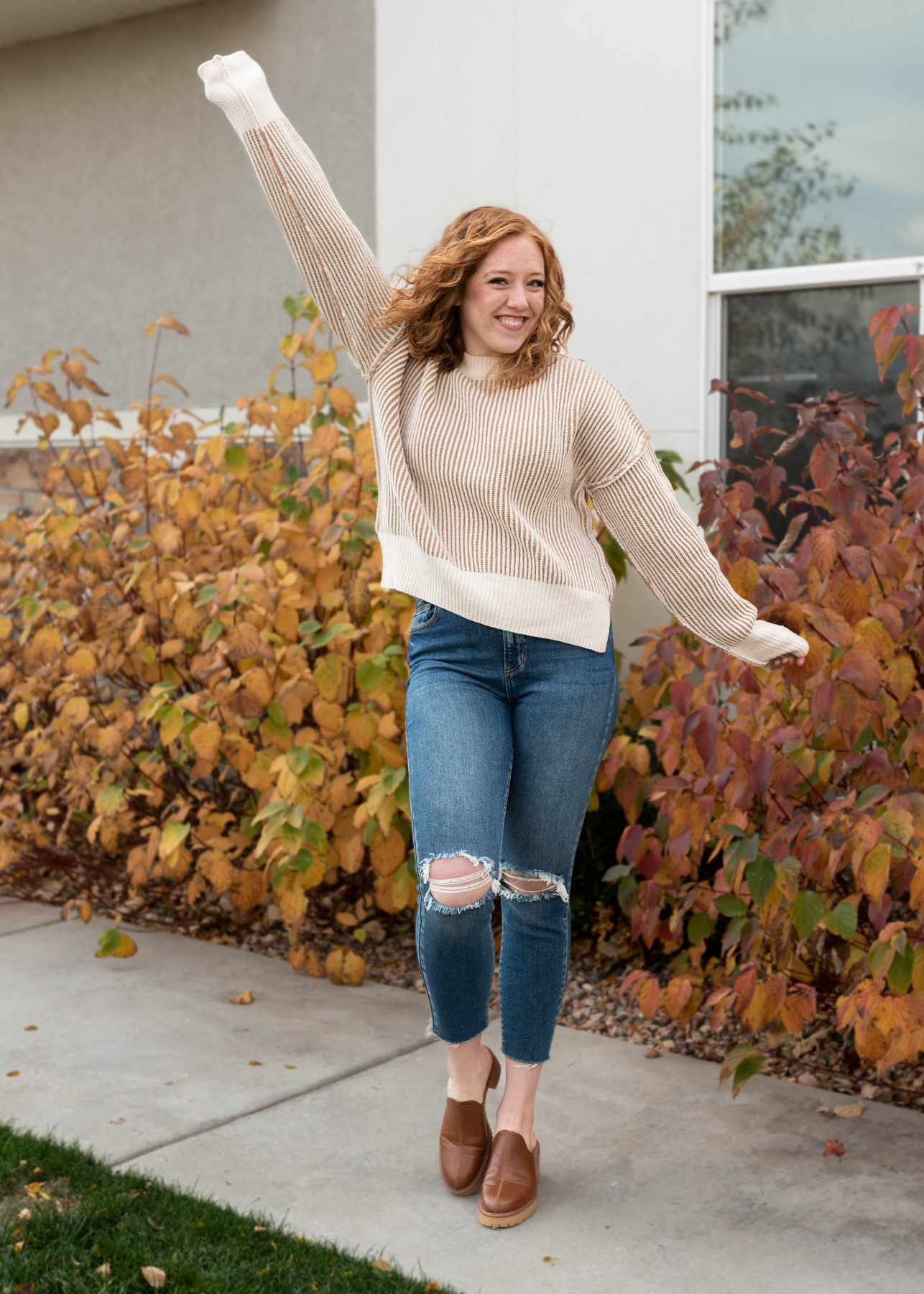 Jayda Cream Knit Sweater