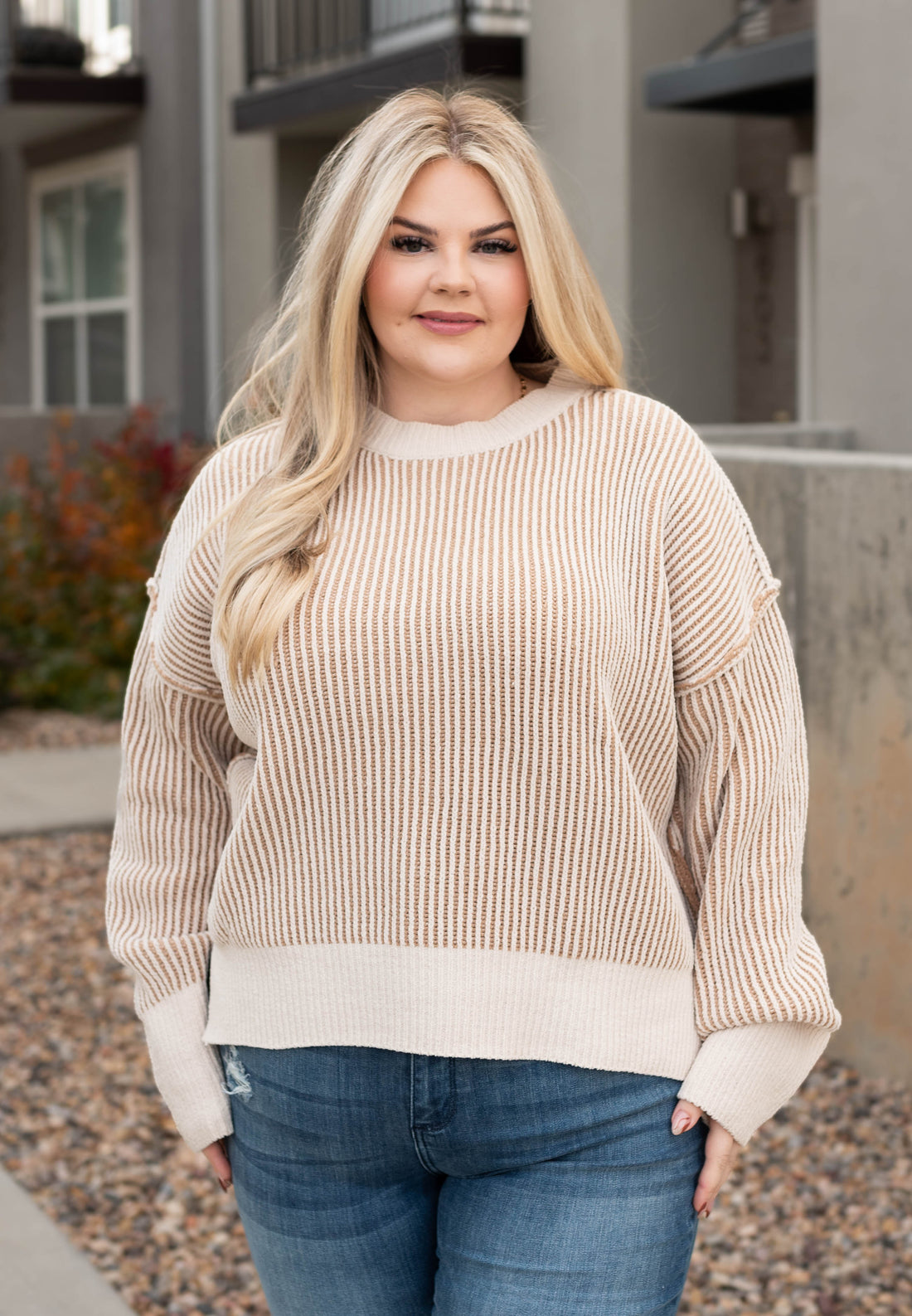 Jayda Cream Knit Sweater