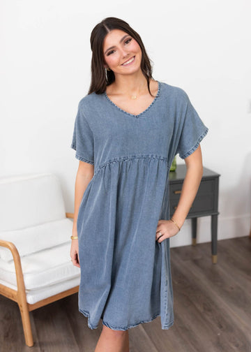 Jayda Denim Blue Dress