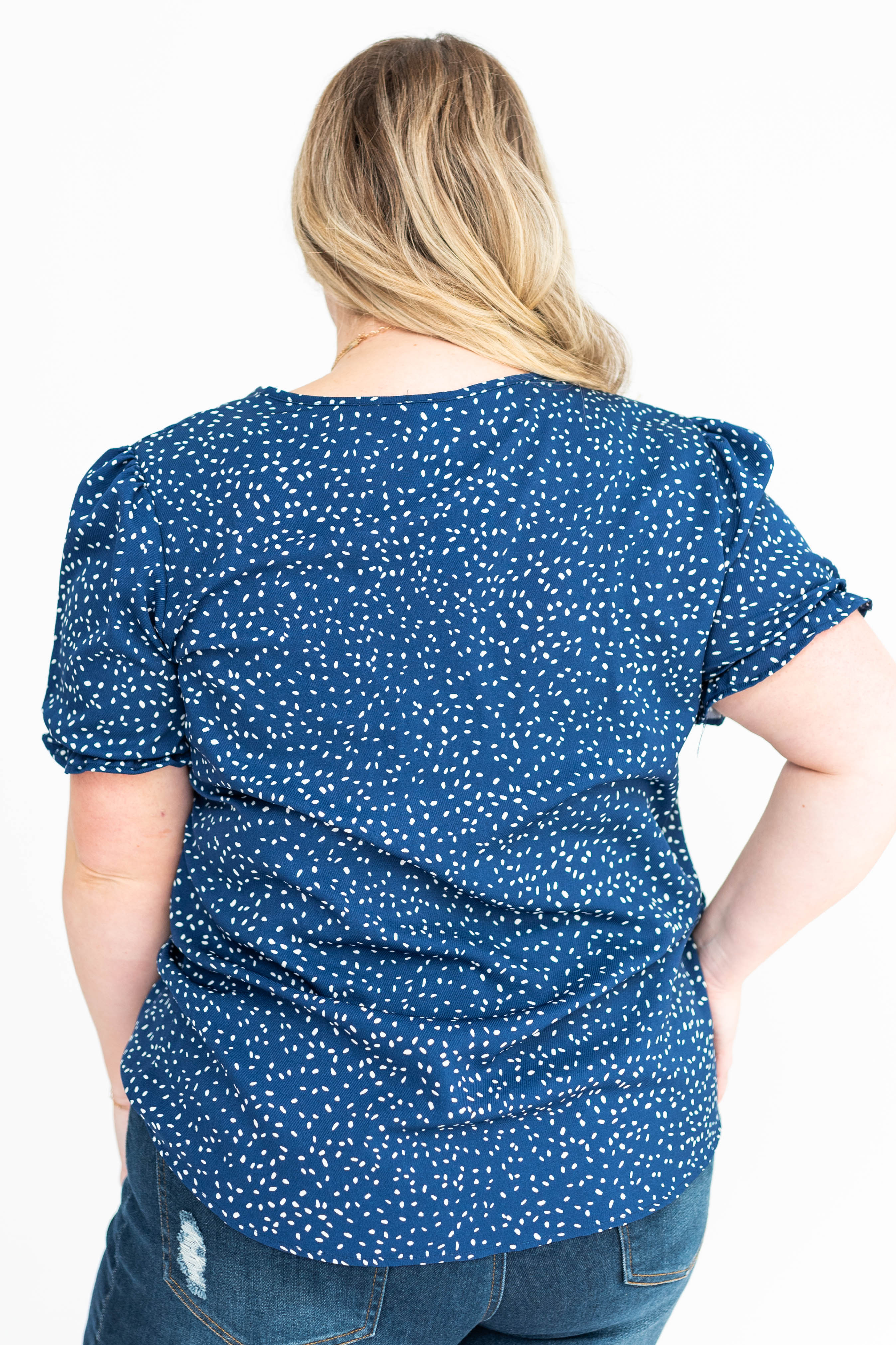 Jaylin Navy Top