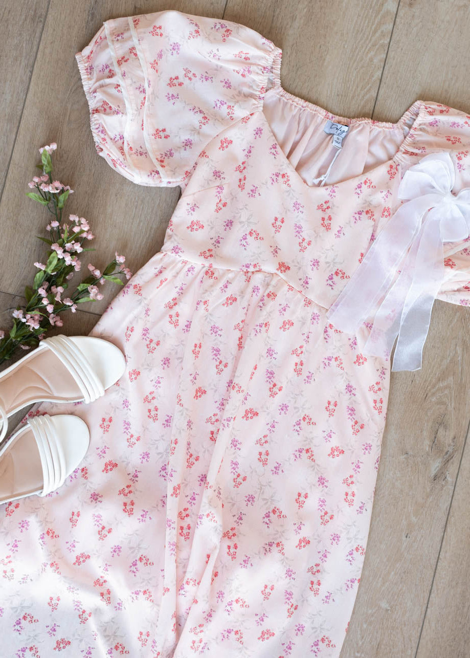 Jaysha Blush Floral Dress