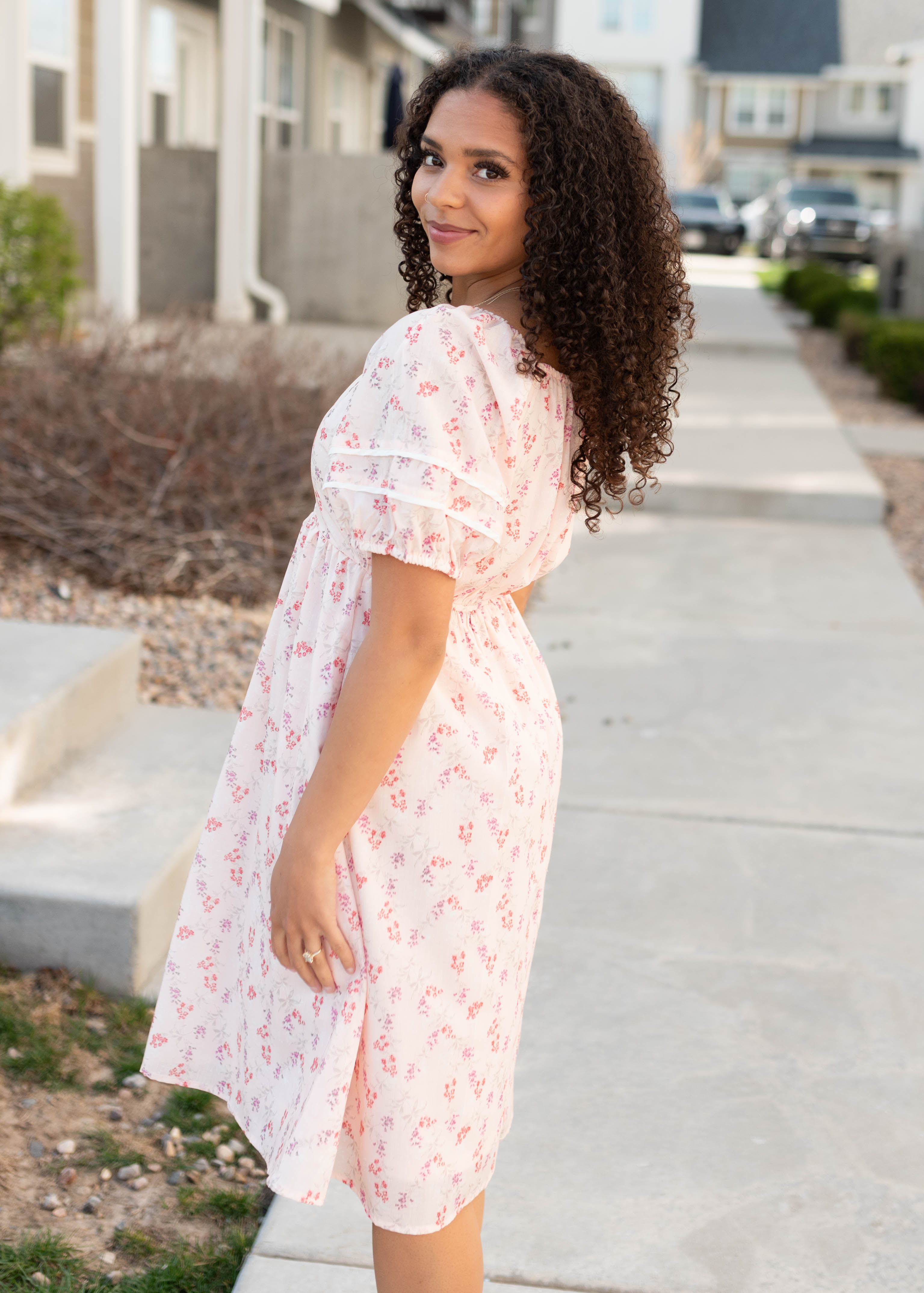 Jaysha Blush Floral Dress