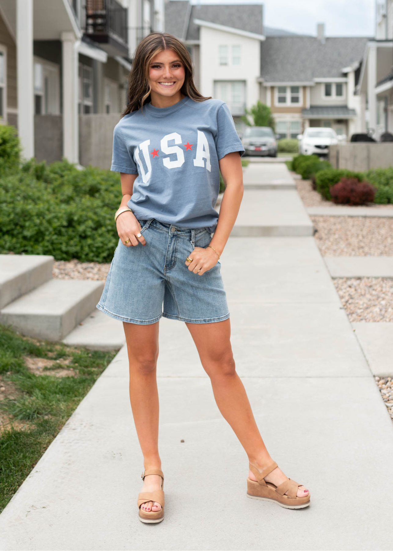 Jean Blue USA Star Tee