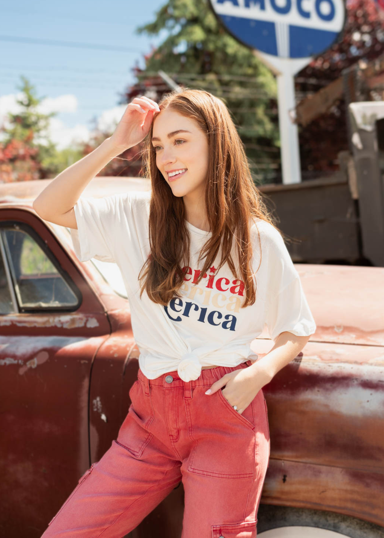 Jenn White America Graphic Tee