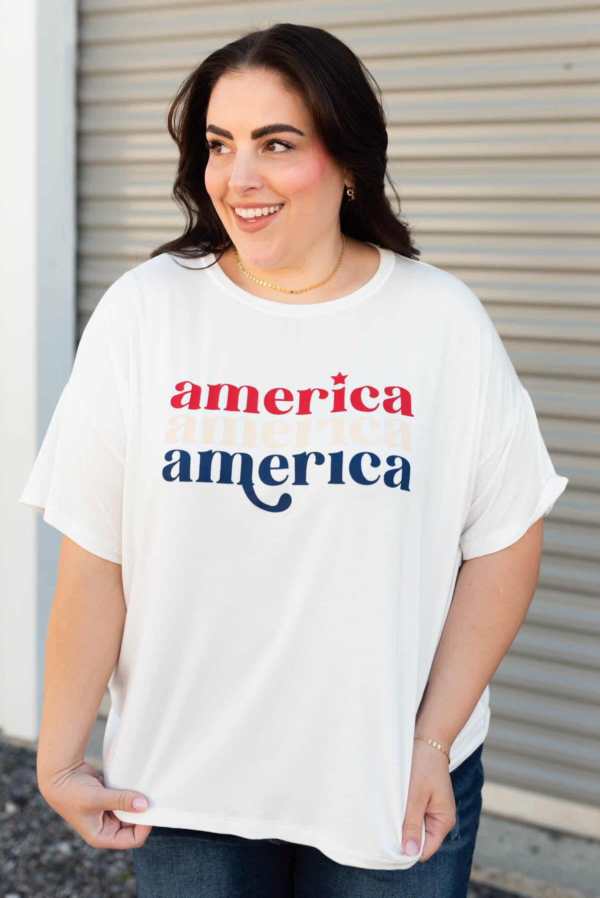 Jenn White America Graphic Tee