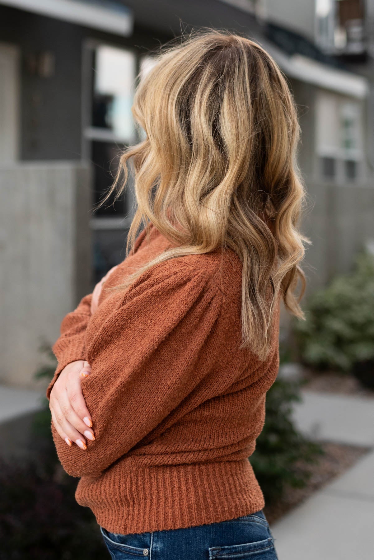 Jenna Camel Knit Sweater