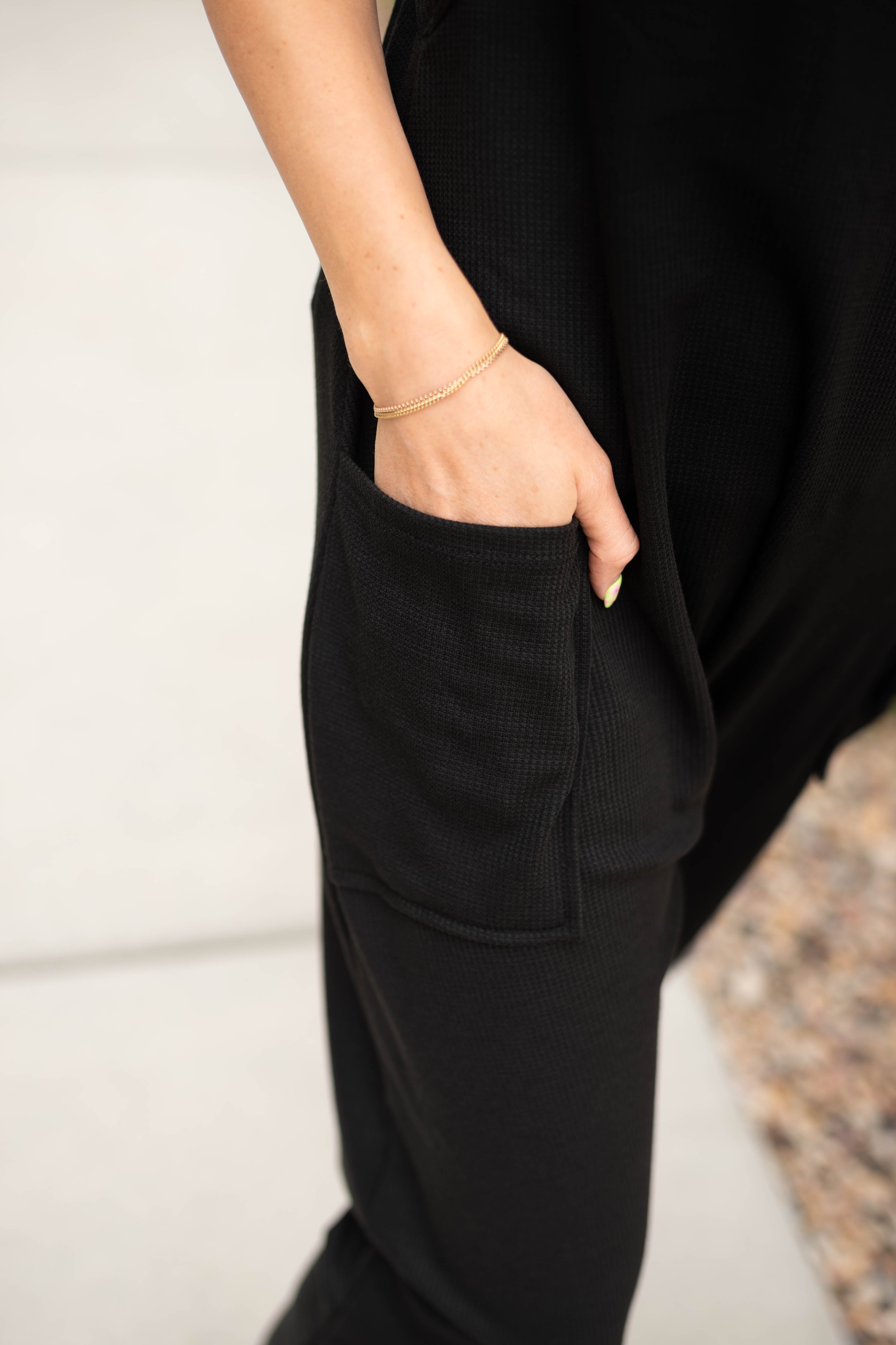 Josephine Black Jumpsuit