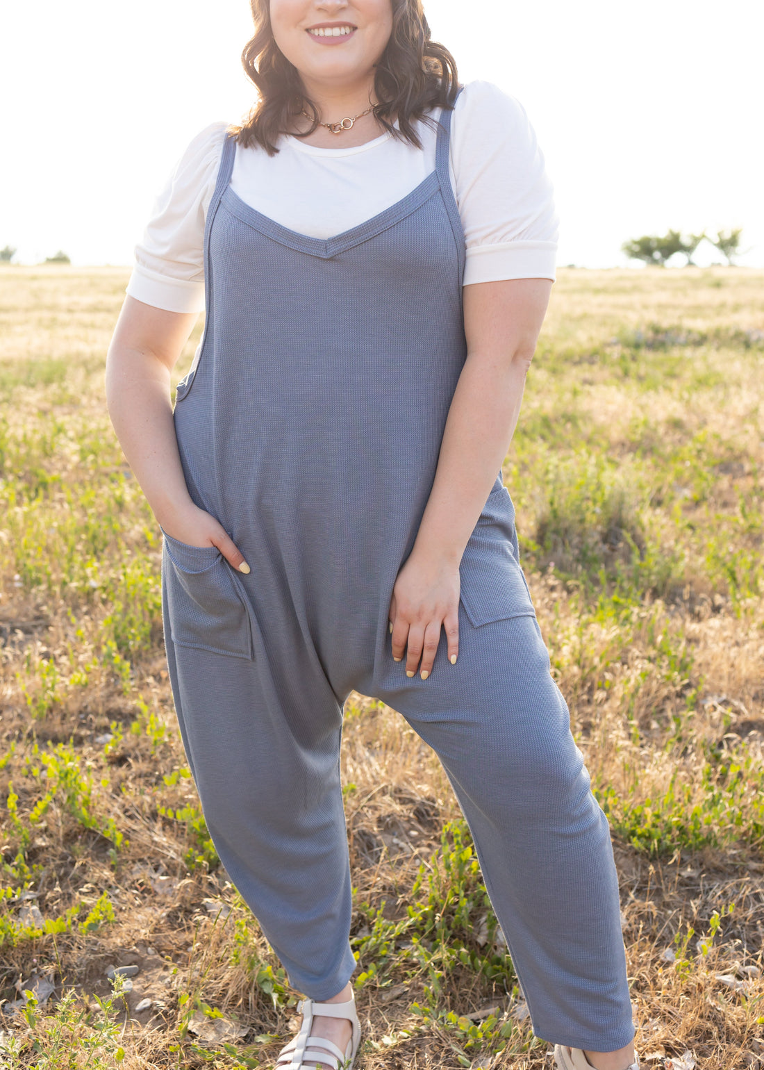 Josephine Chambray Jumpsuit