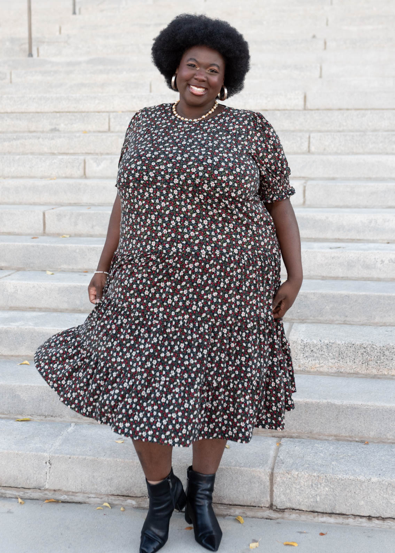 Julianna Tiered Floral Dress