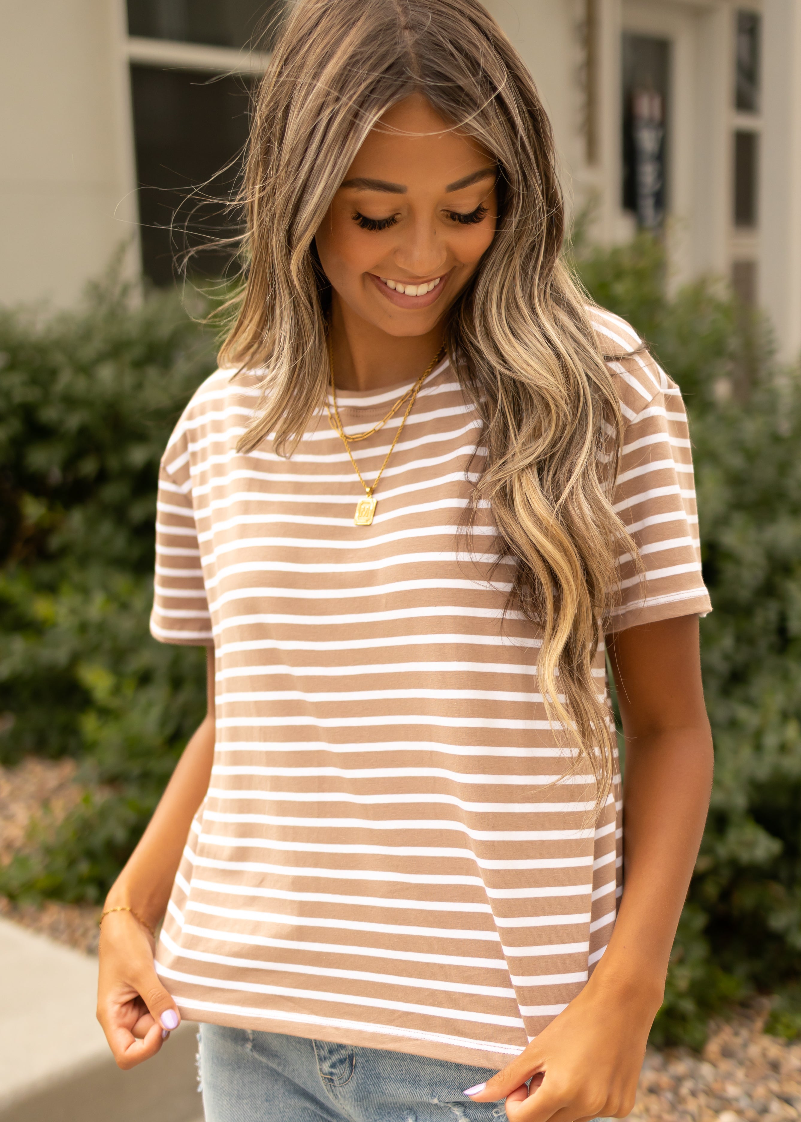 Julissa Taupe Top