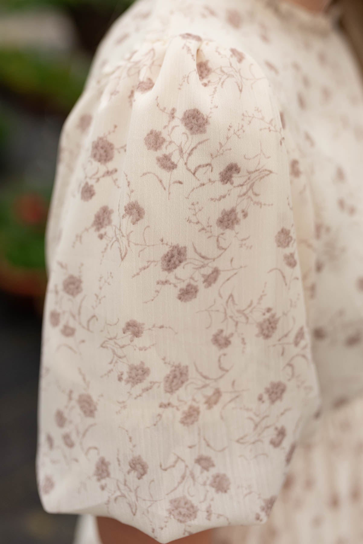 Kaileen Ivory Chiffon Tiered Dress