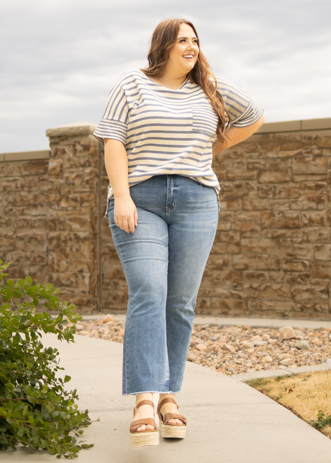 Kaleigh Denim Top