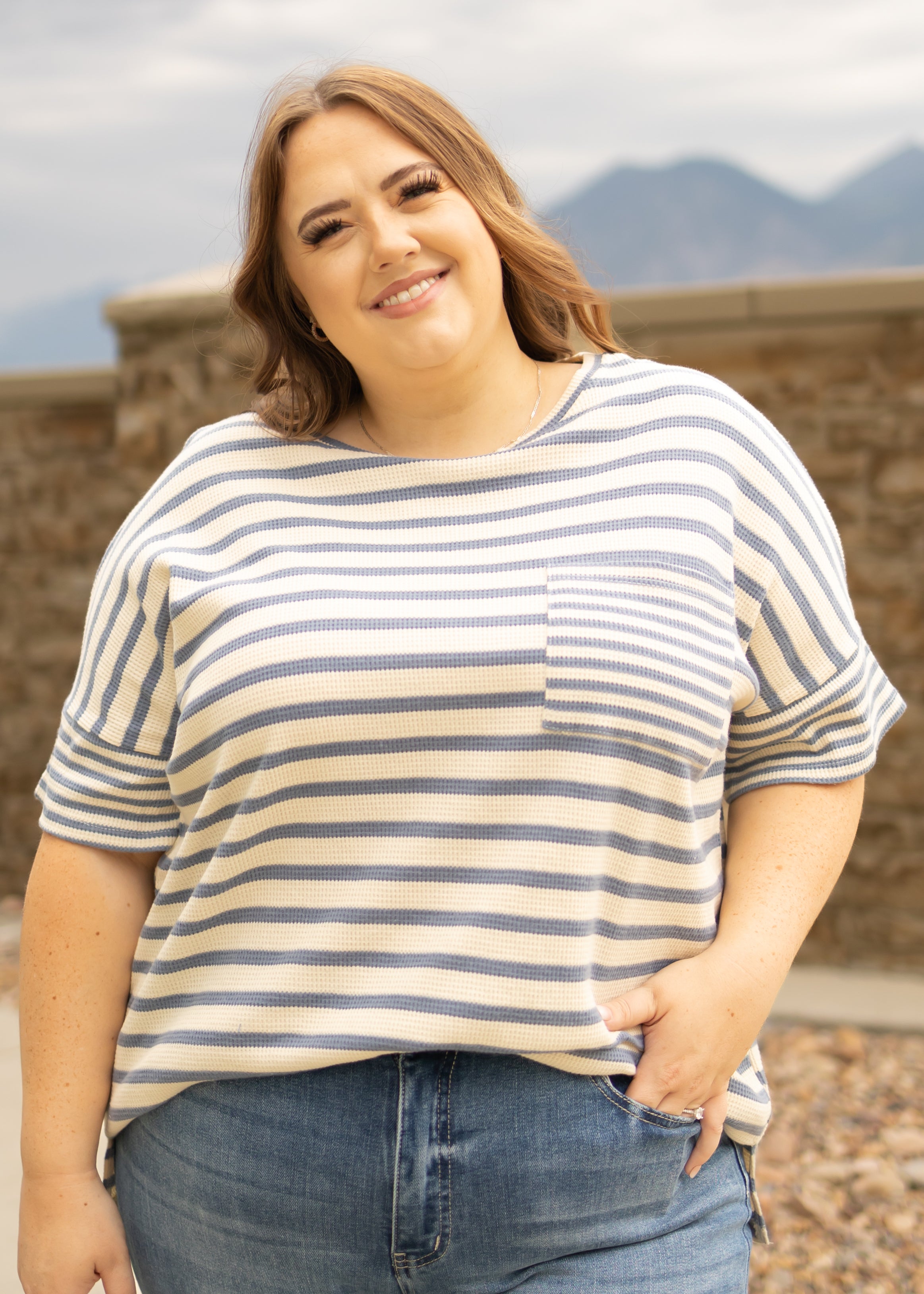 Kaleigh Denim Top