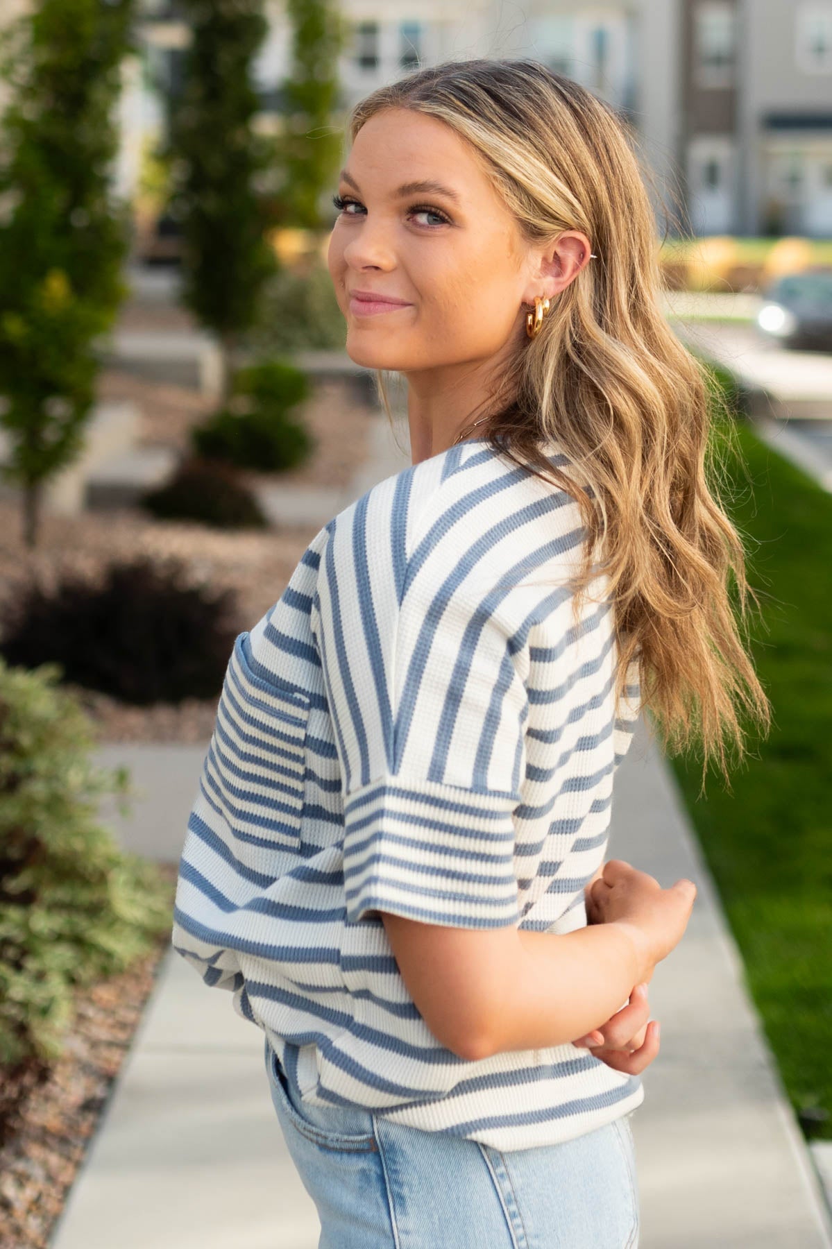 Kaleigh Denim Top