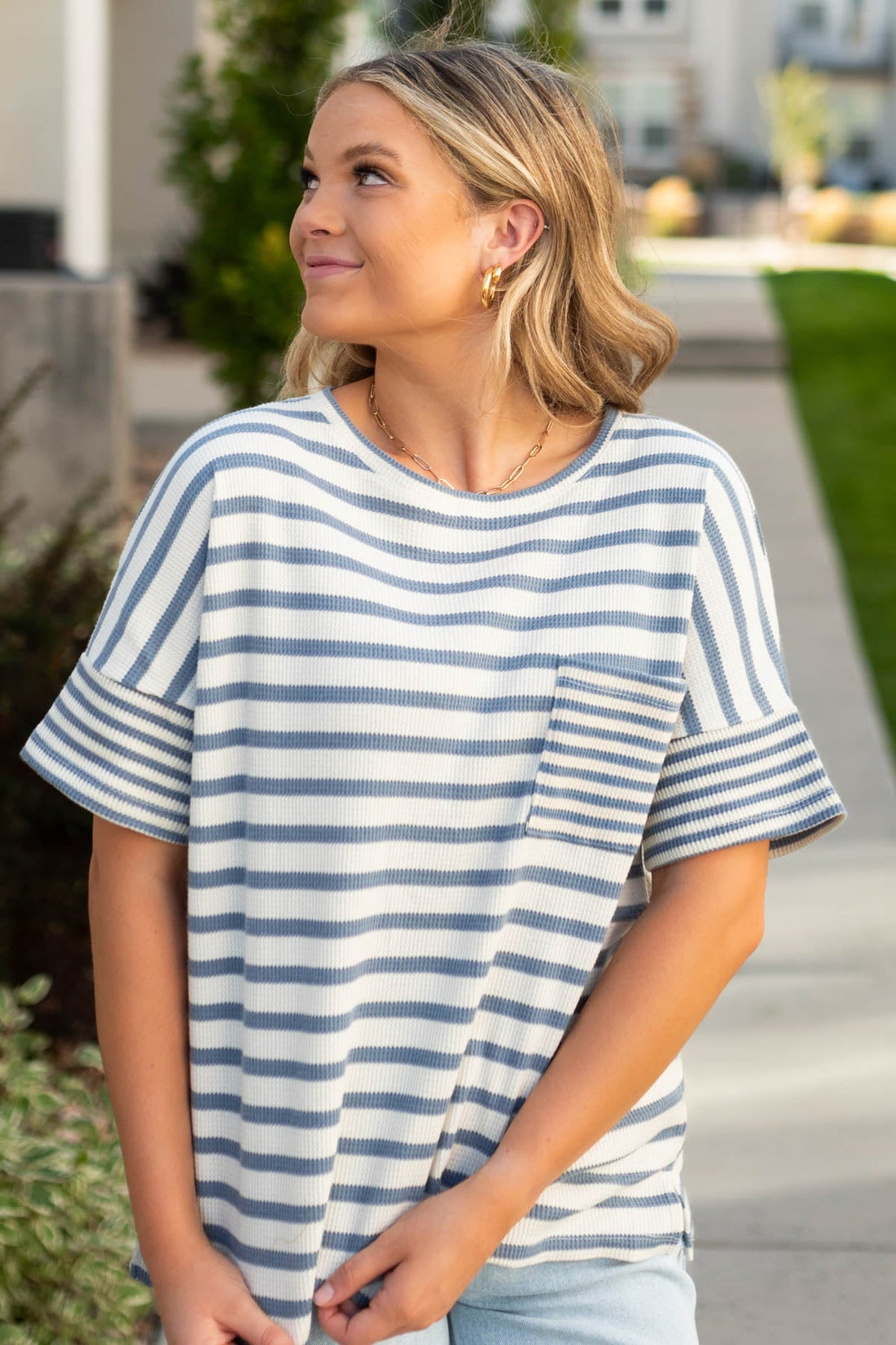 Kaleigh Denim Top