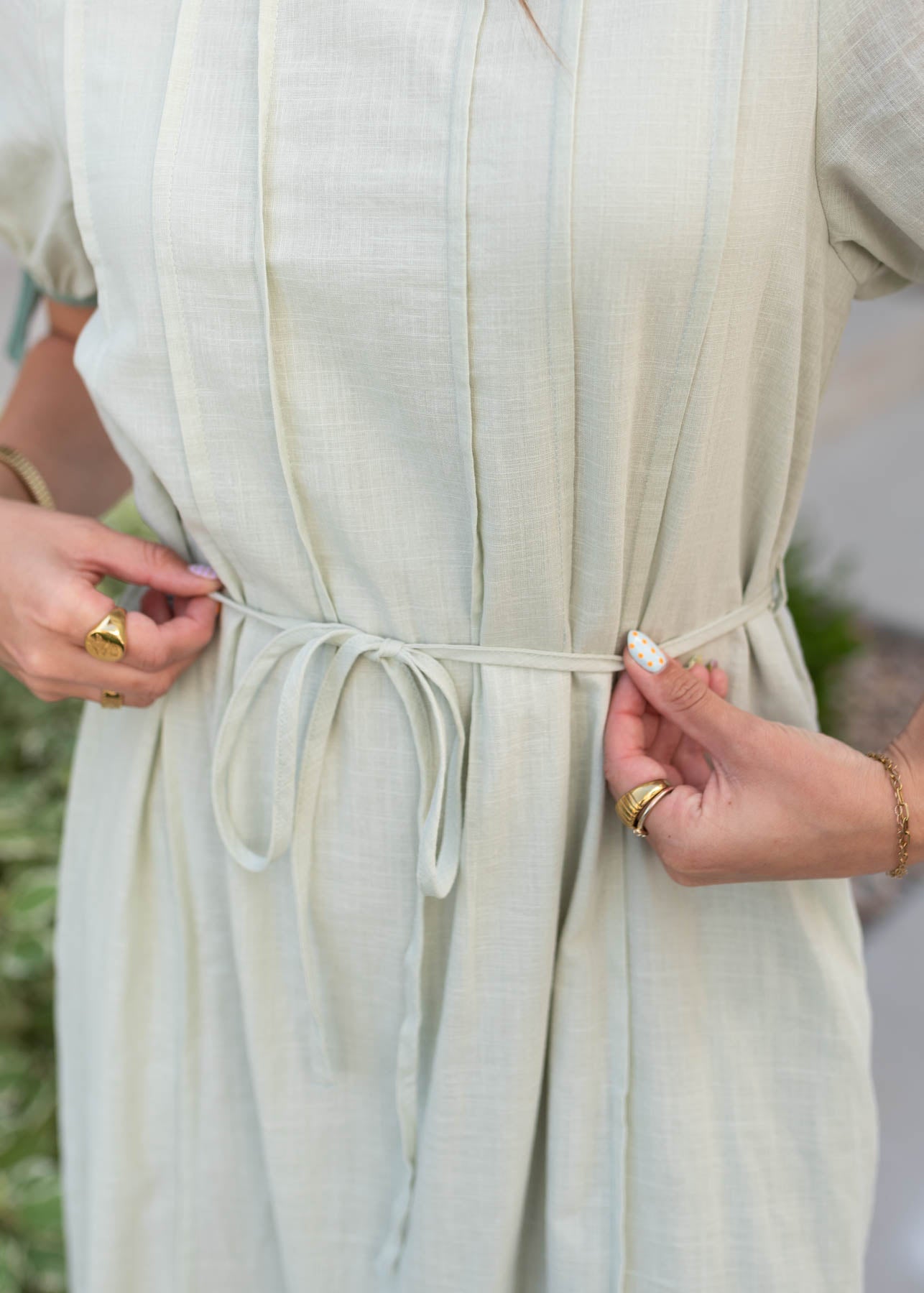 Kaleigh Sage Dress