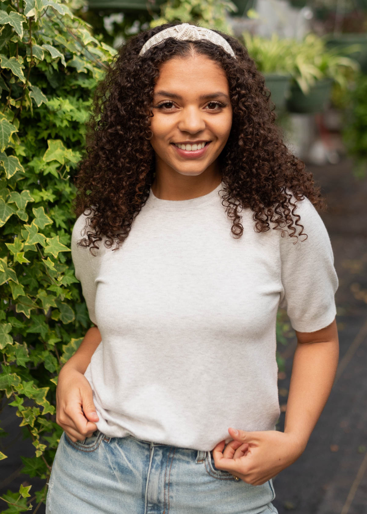 Kally Light Grey Top