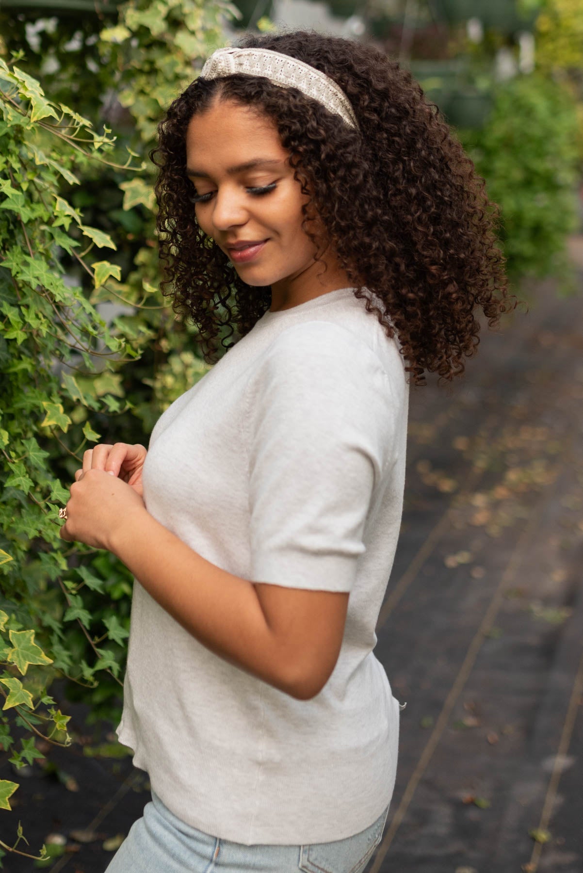 Kally Light Grey Top