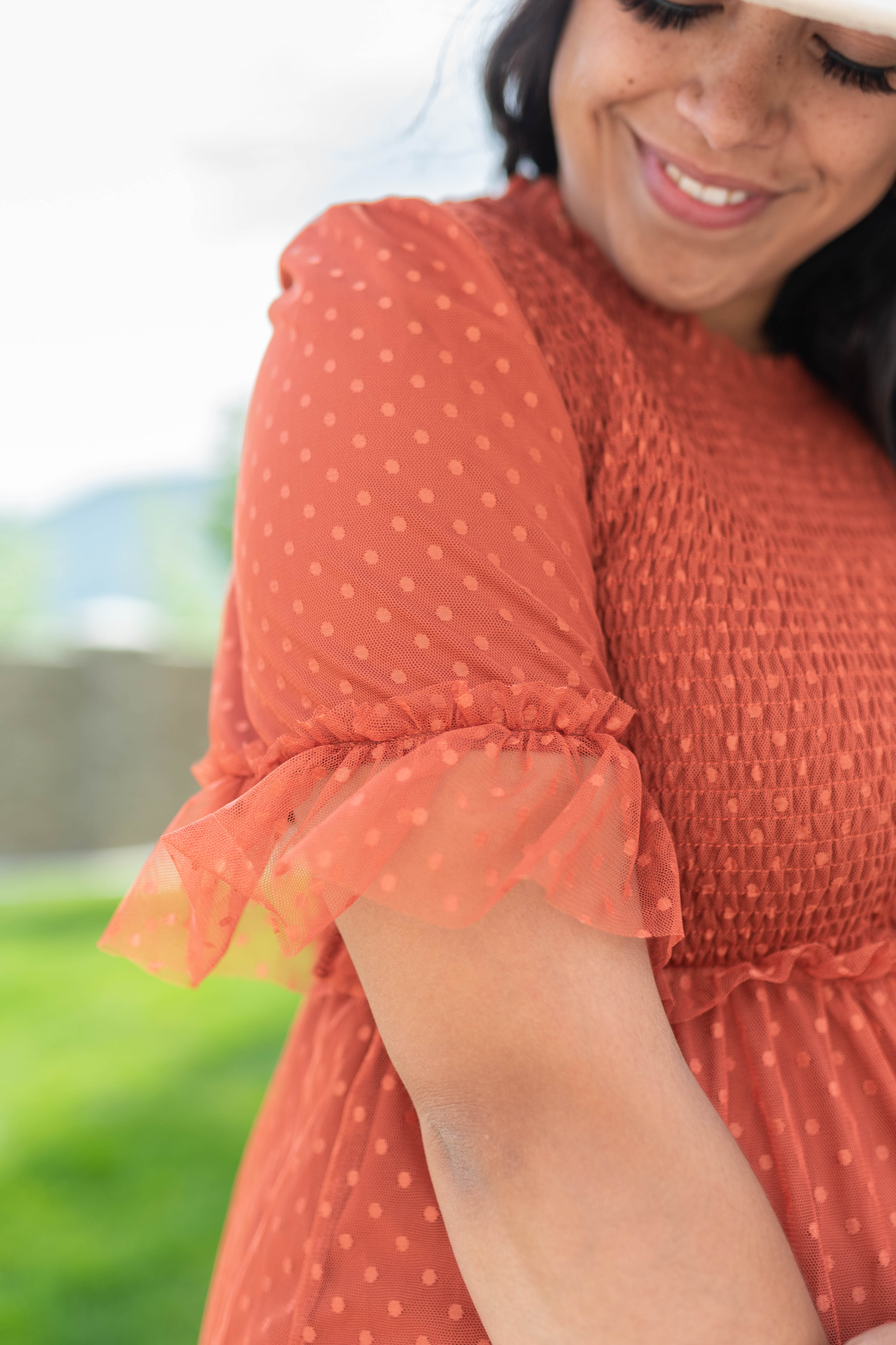 Kamala Rust Dress