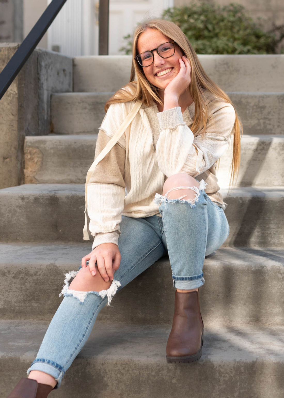 Kamyla Taupe Hoodie