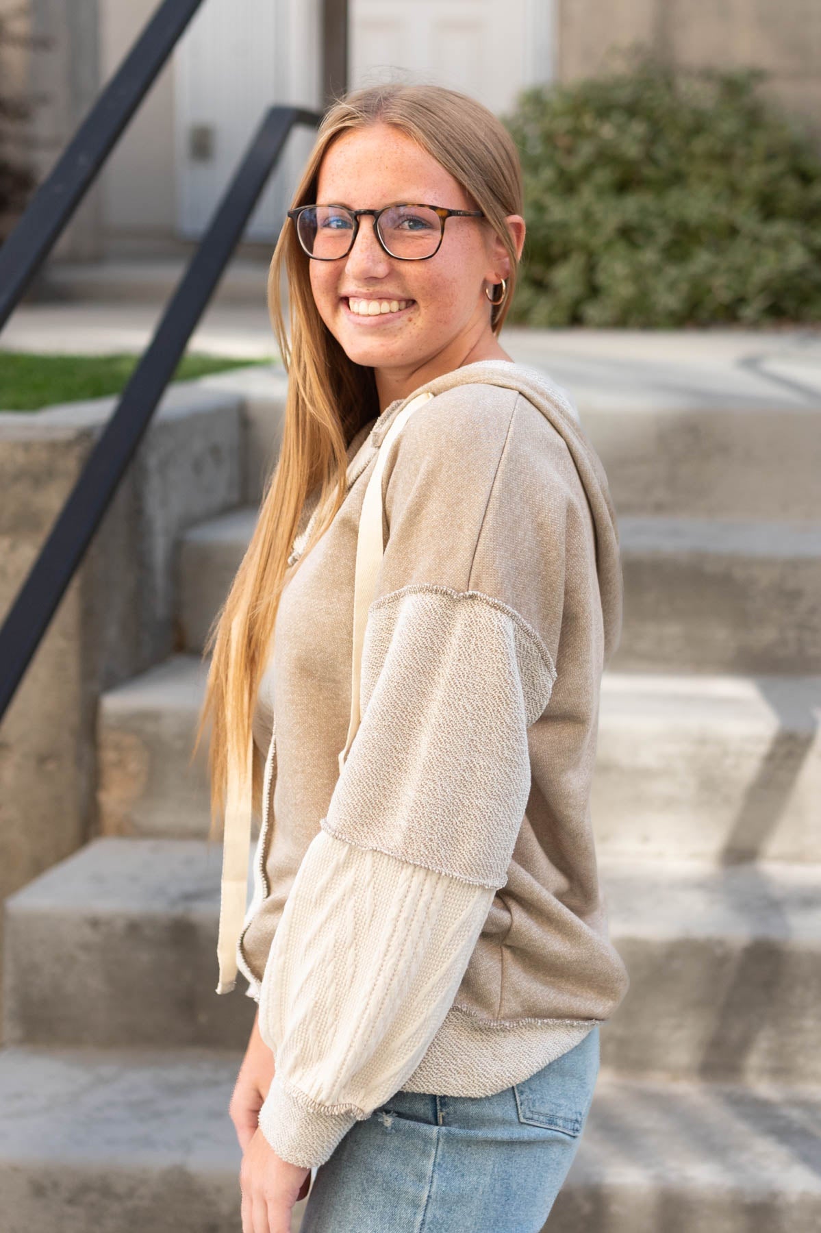 Kamyla Taupe Hoodie
