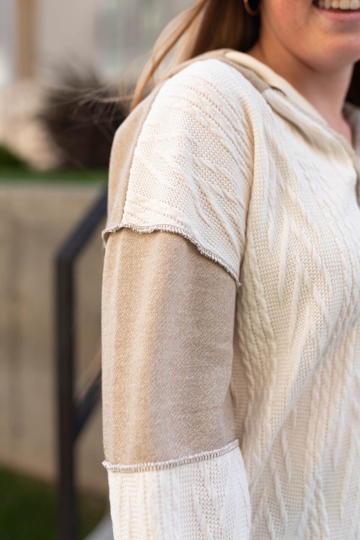 Kamyla Taupe Hoodie