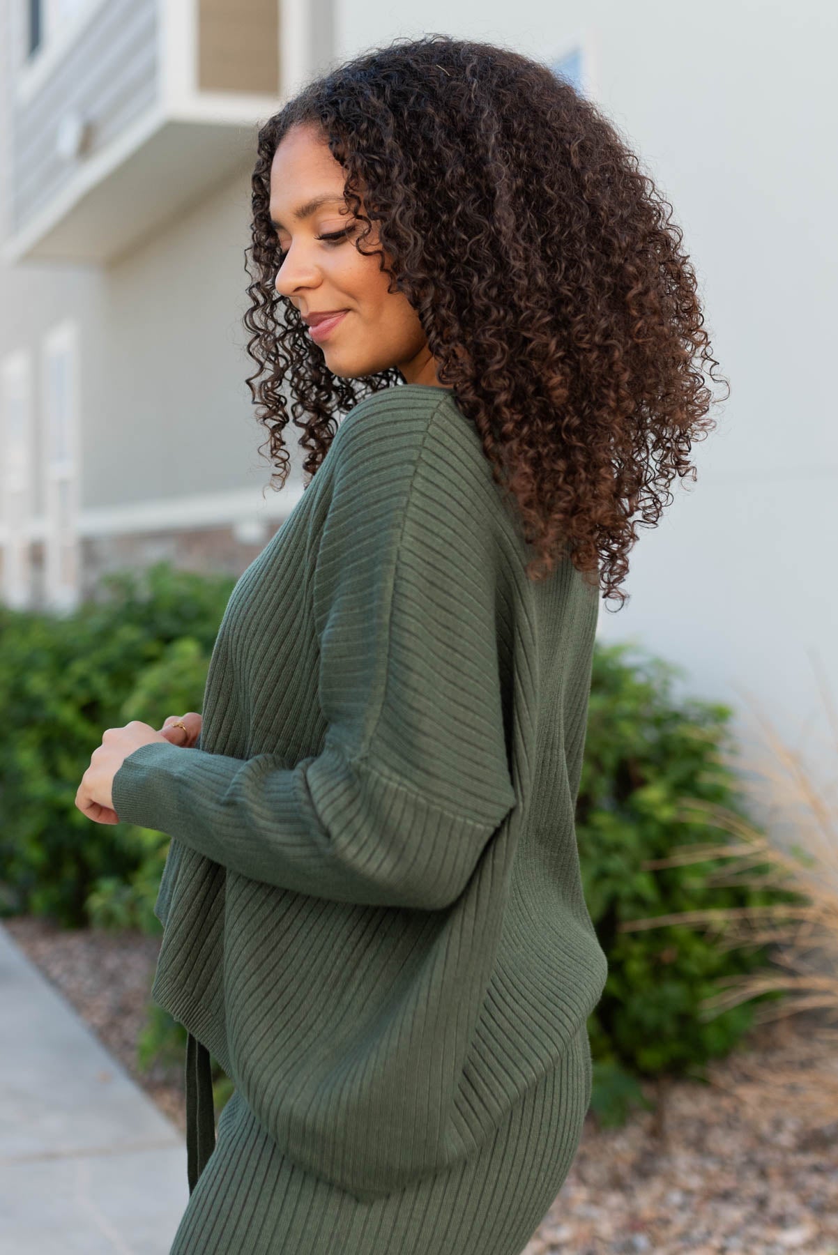 Kara Dark Green Sweater