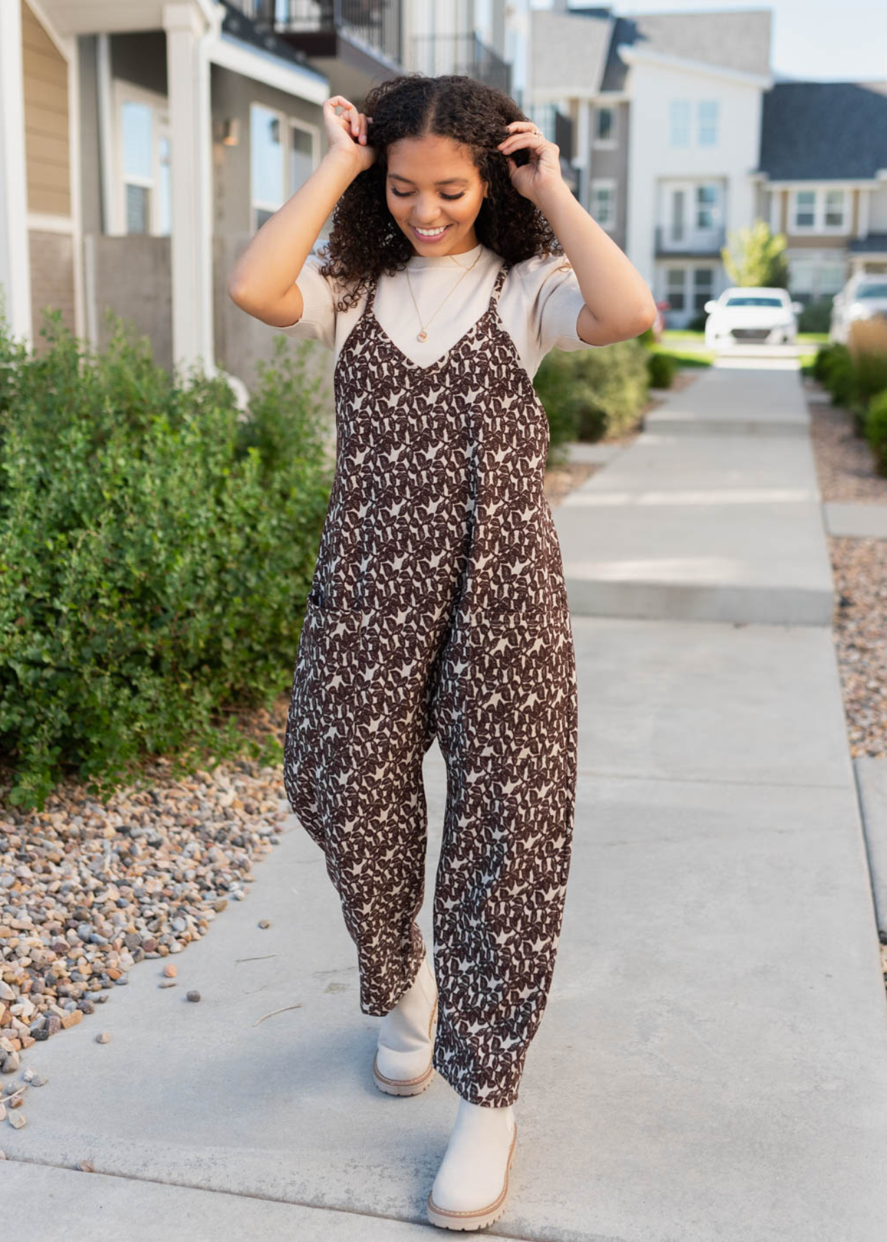 Karen Taupe Knit Jumper