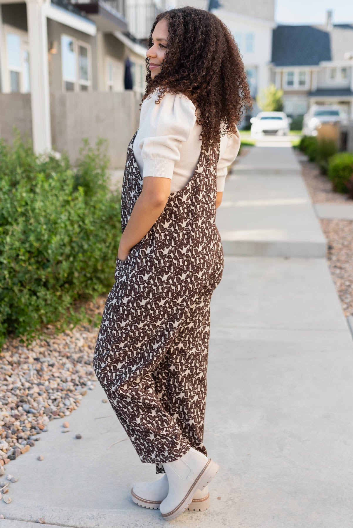 Karen Taupe Knit Jumper