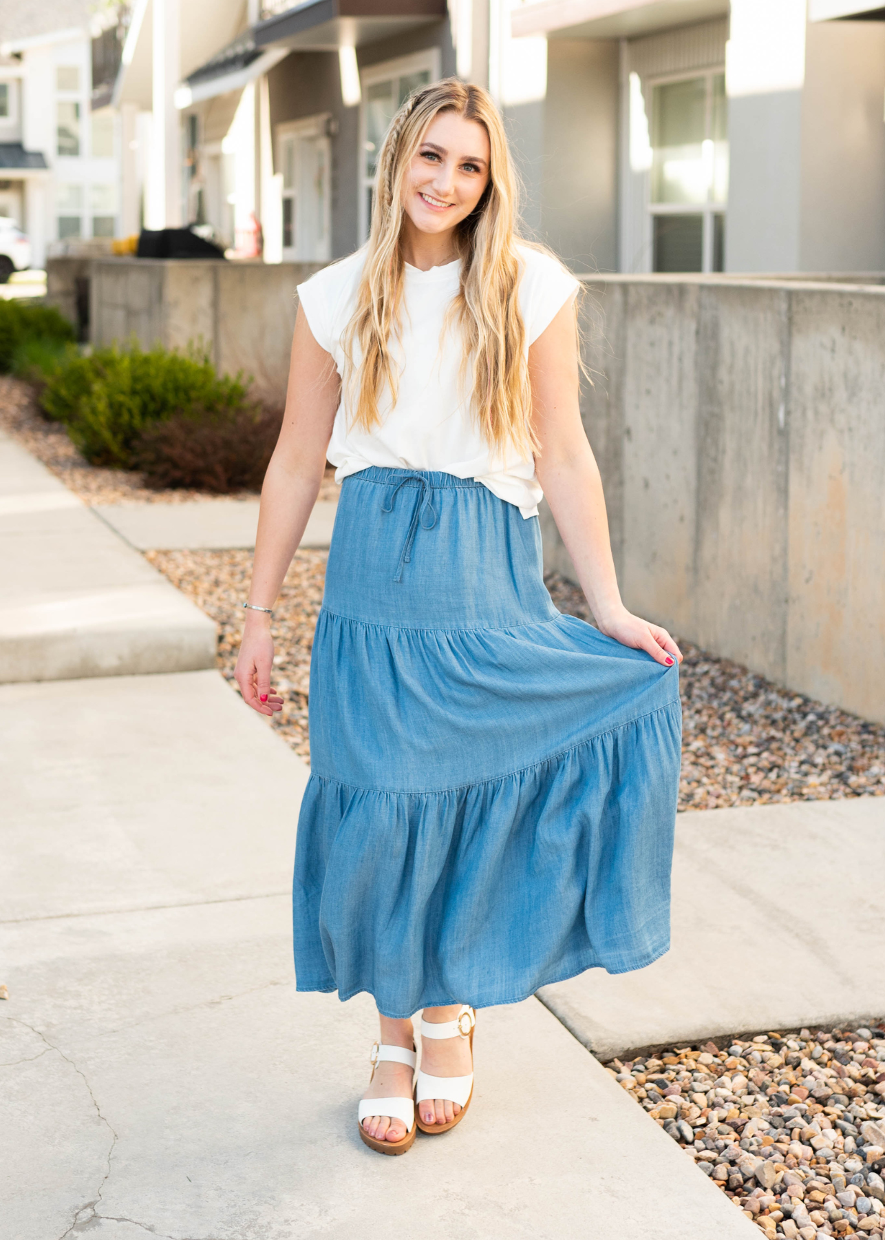 Karyn Medium Wash Skirt