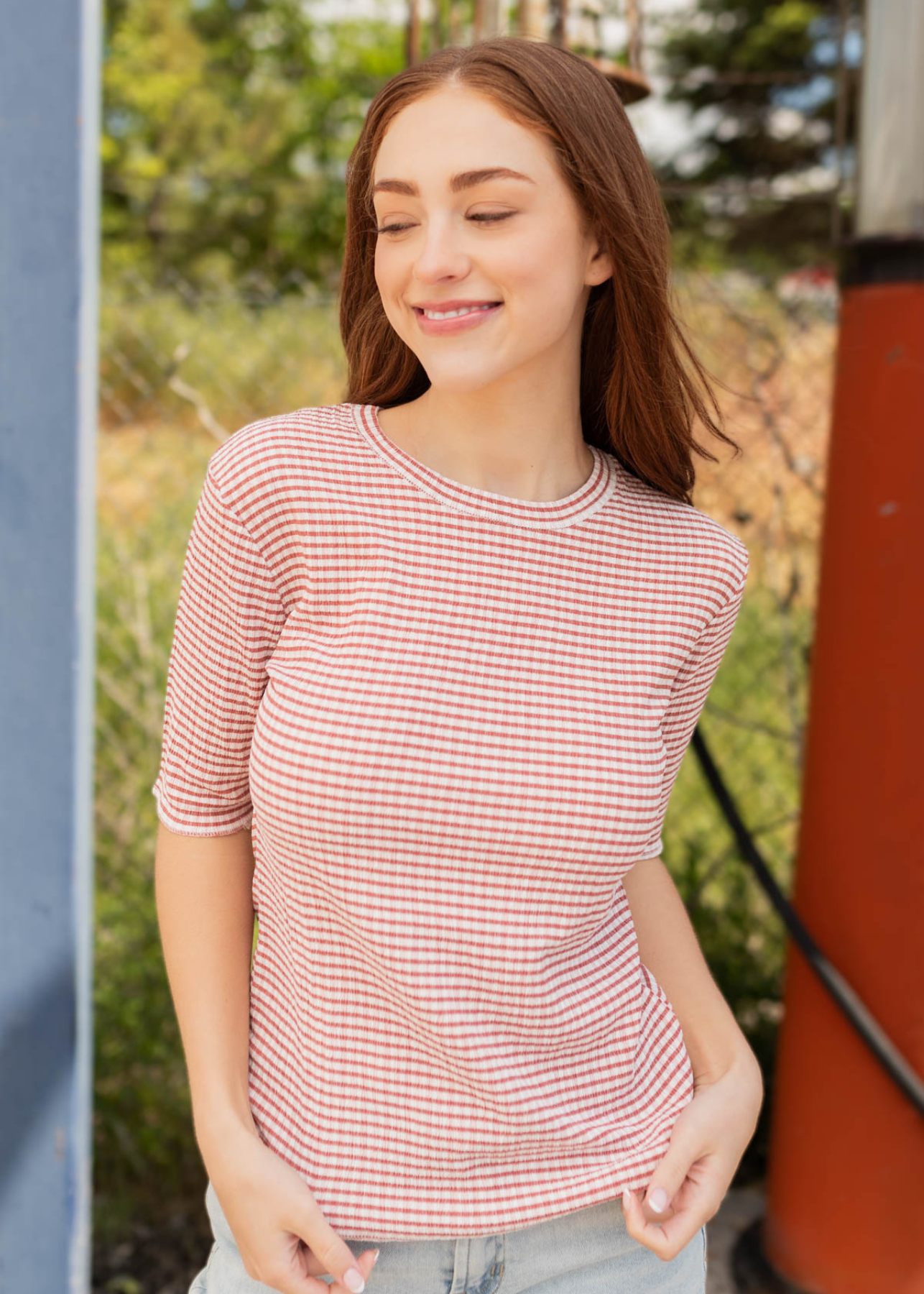 Kate Sienna Plaid Top