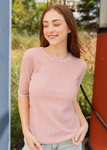 Kate Sienna Plaid Top