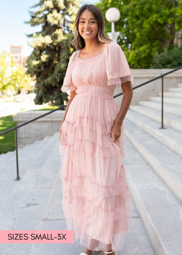 Kathryn Blush Maxi Dress